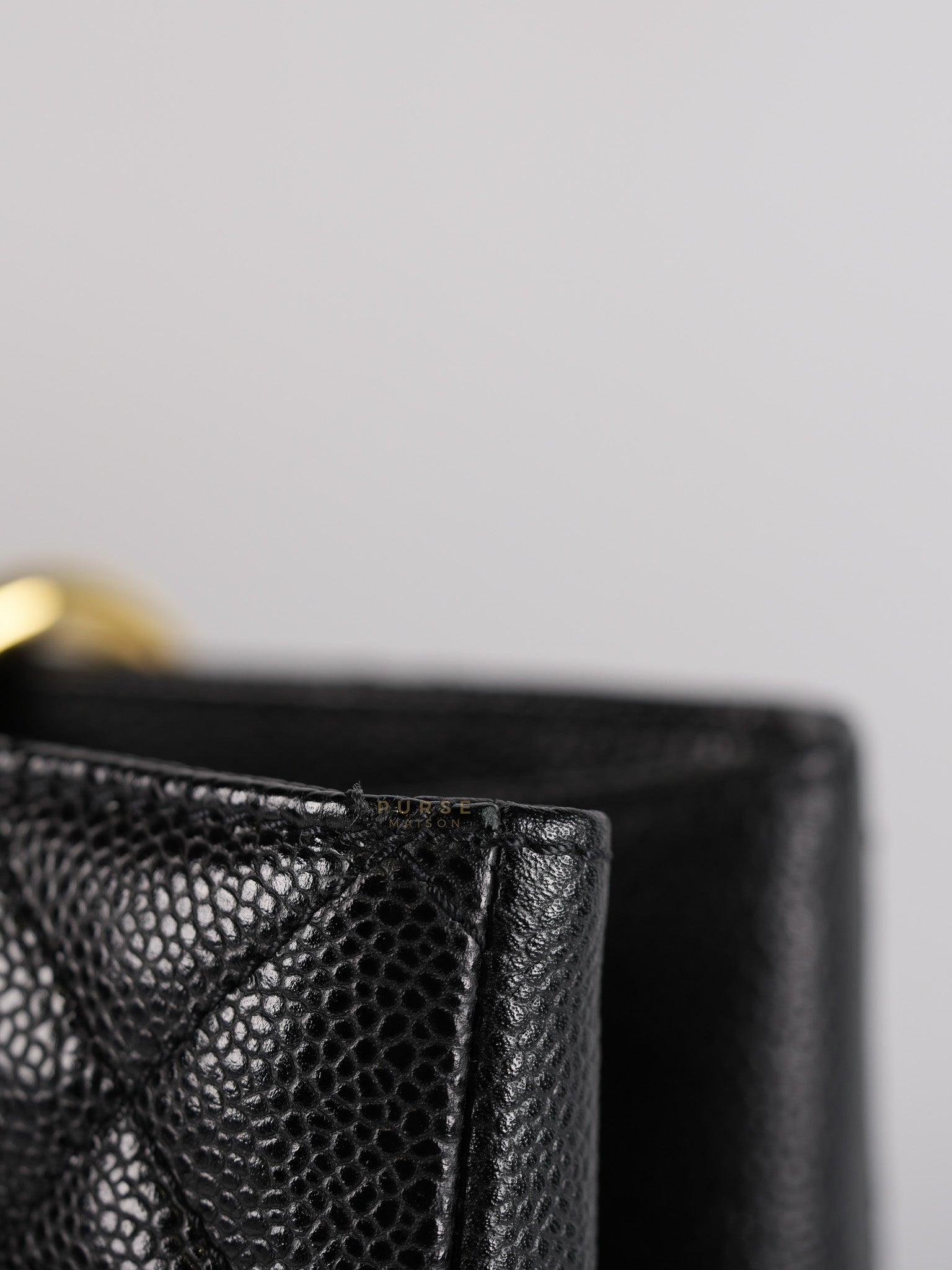 Grand Shopping Tote (GST) Caviar Calfskin in Gold Hardware Series 18 | Purse Maison Luxury Bags Shop
