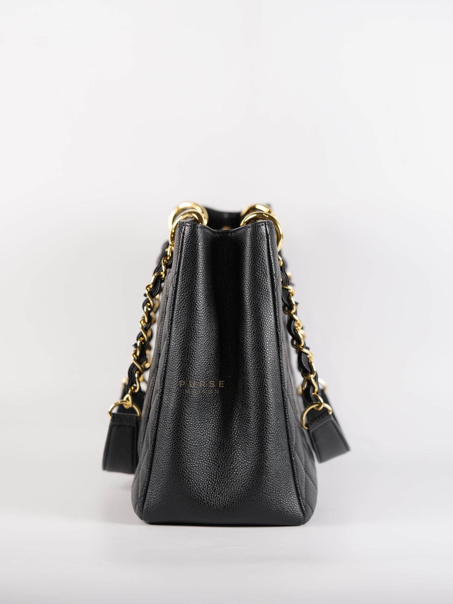 Grand Shopping Tote (GST) Caviar Calfskin in Gold Hardware Series 18 | Purse Maison Luxury Bags Shop
