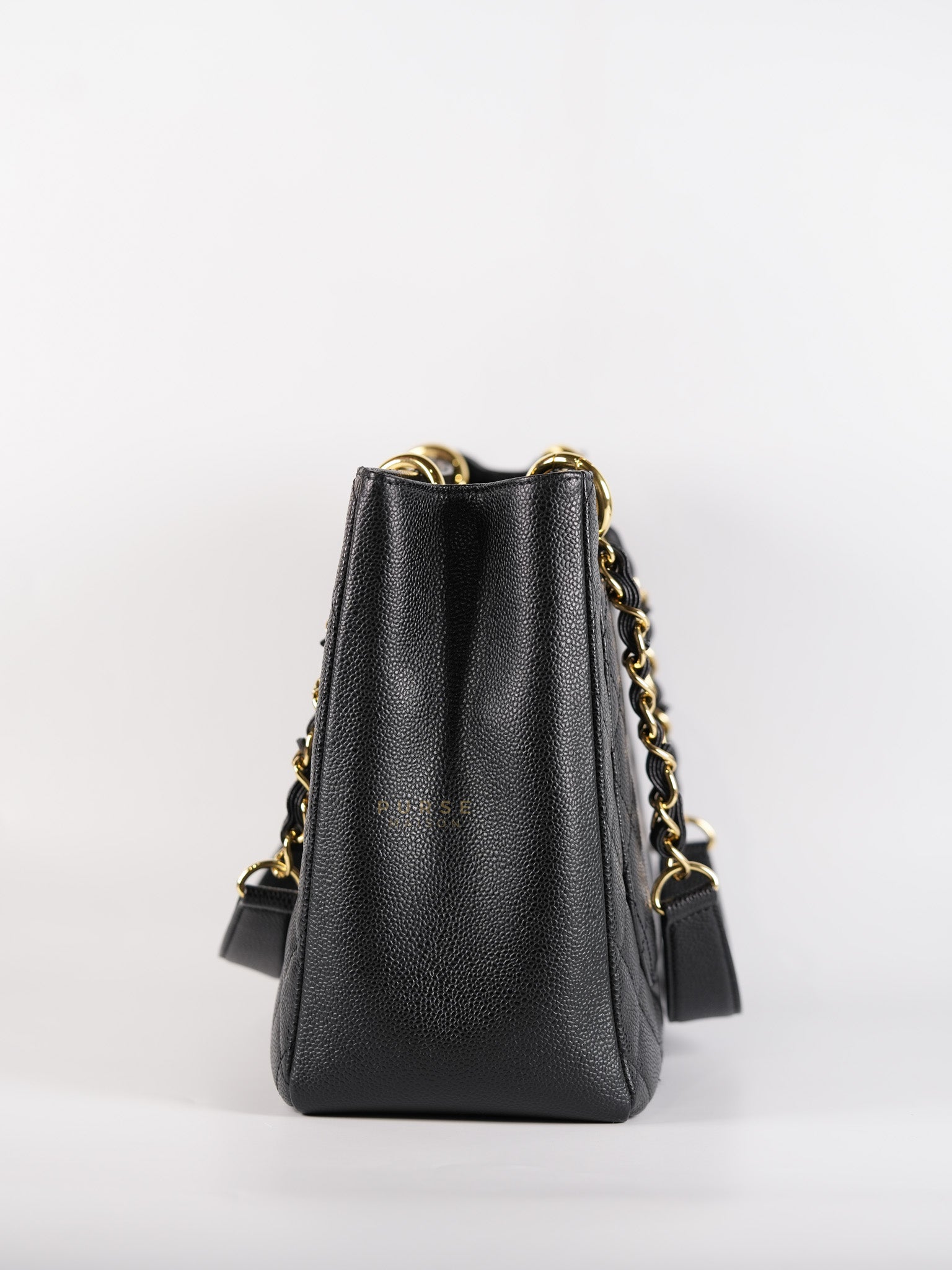Grand Shopping Tote (GST) Caviar Calfskin in Gold Hardware Series 18 | Purse Maison Luxury Bags Shop