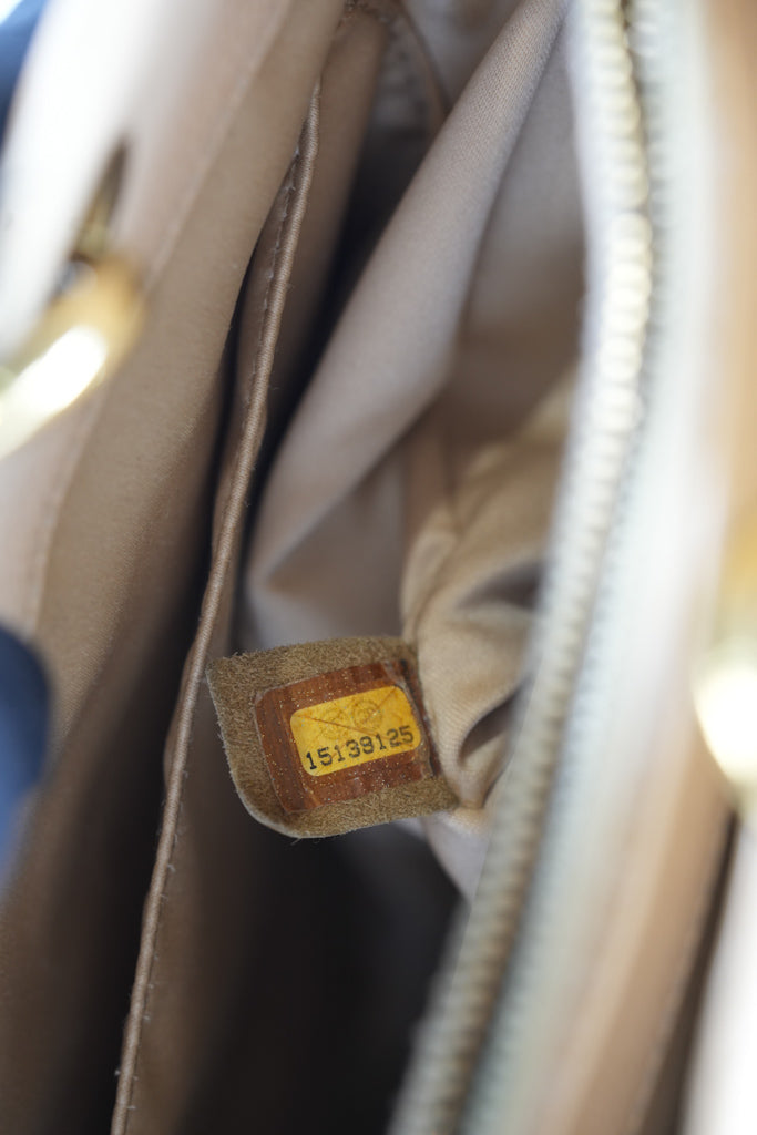 Grand Shopping Tote (GST) in Beige Clair Caviar Leather and Gold Hardware Series 15 | Purse Maison Luxury Bags Shop