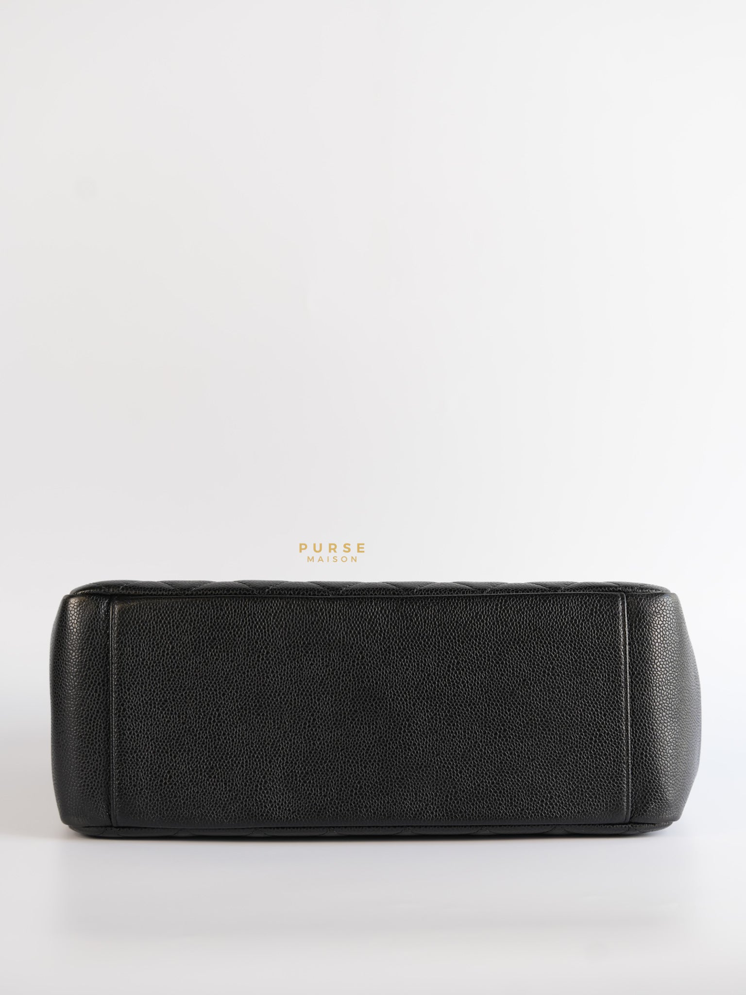 Grand Shopping Tote (GST) in Black Caviar Leather & Gold Hardware Series 15 | Purse Maison Luxury Bags Shop