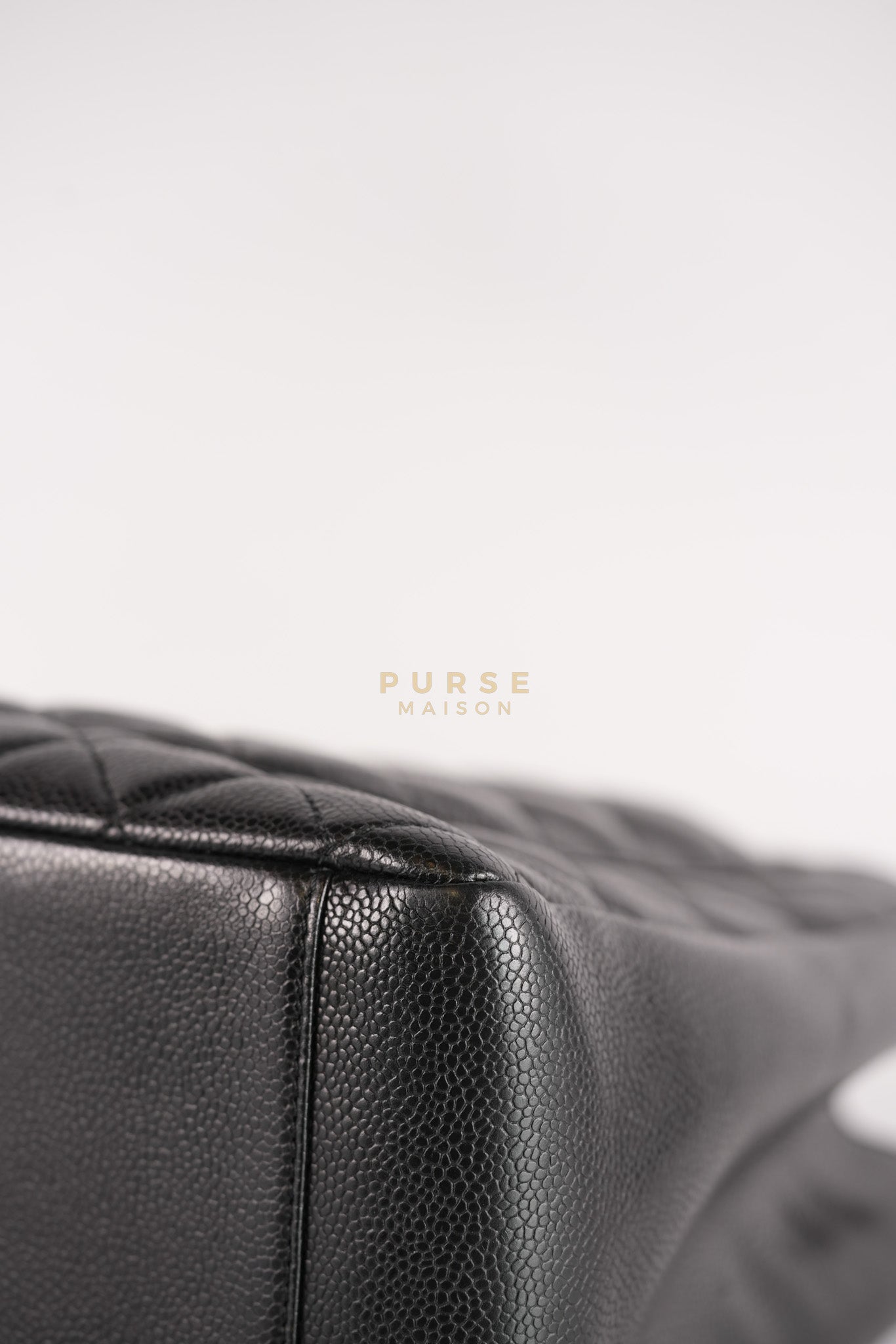 Grand Shopping Tote(GST) in Black Caviar Leather Gold Hardware (Series 13/58) | Purse Maison Luxury Bags Shop