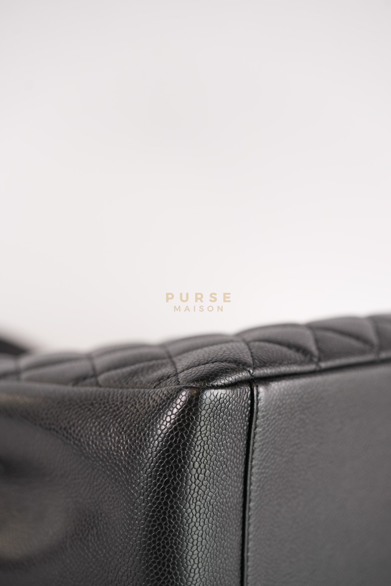 Grand Shopping Tote(GST) in Black Caviar Leather Gold Hardware (Series 13/58) | Purse Maison Luxury Bags Shop