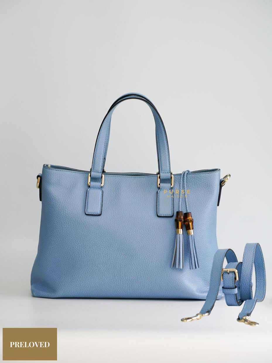 Blue gucci 2024 tote bag