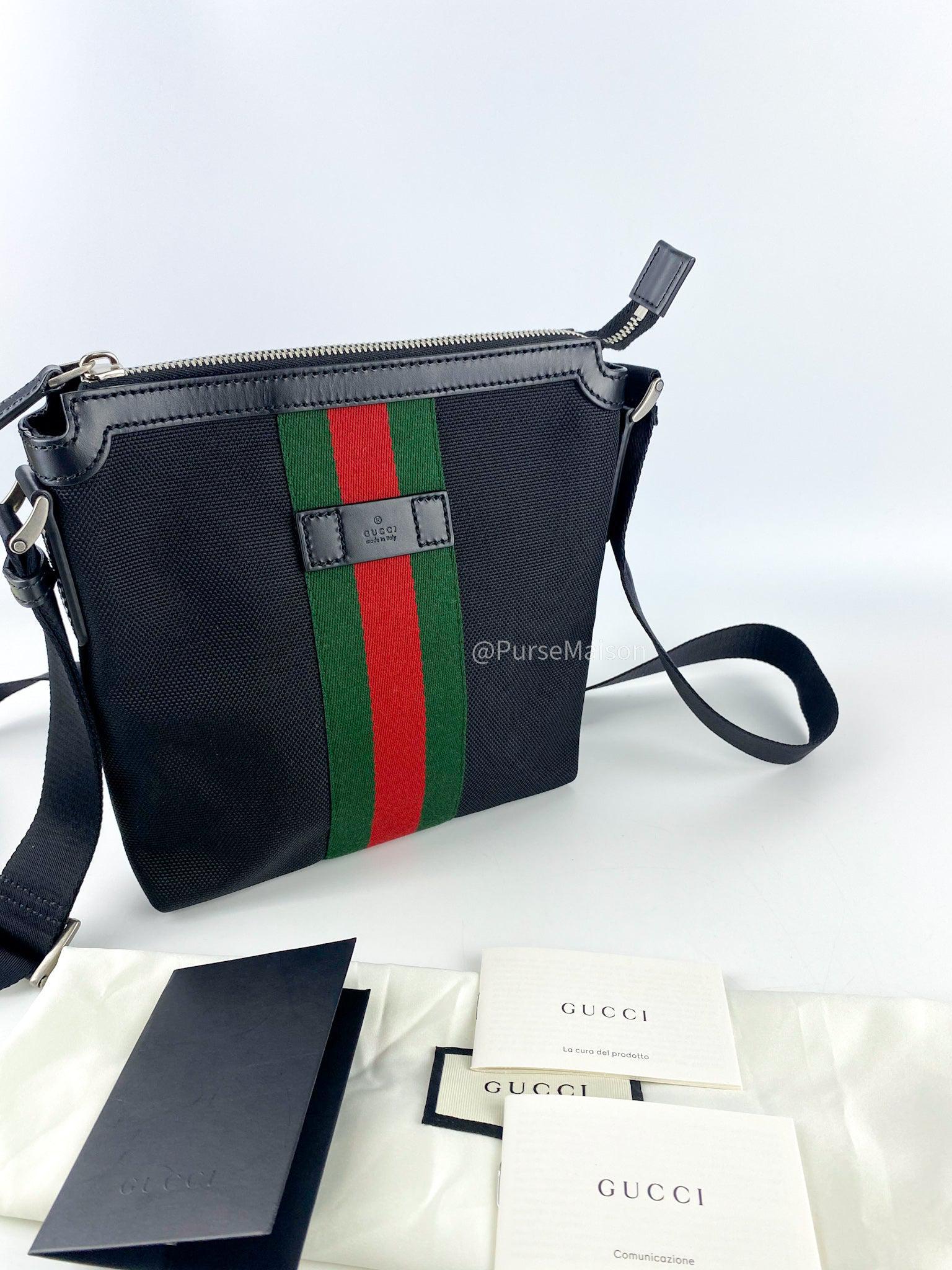 GUCCI Techno Canvas Web Backpack Black 1146476