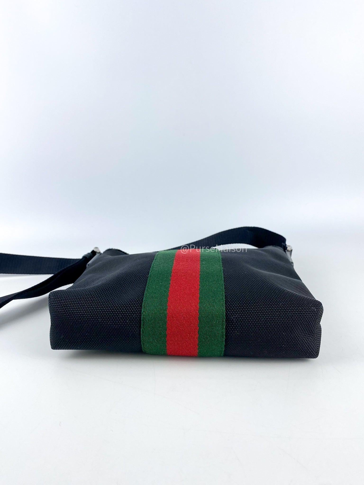 GUCCI Techno Canvas Web Backpack Black 1146476