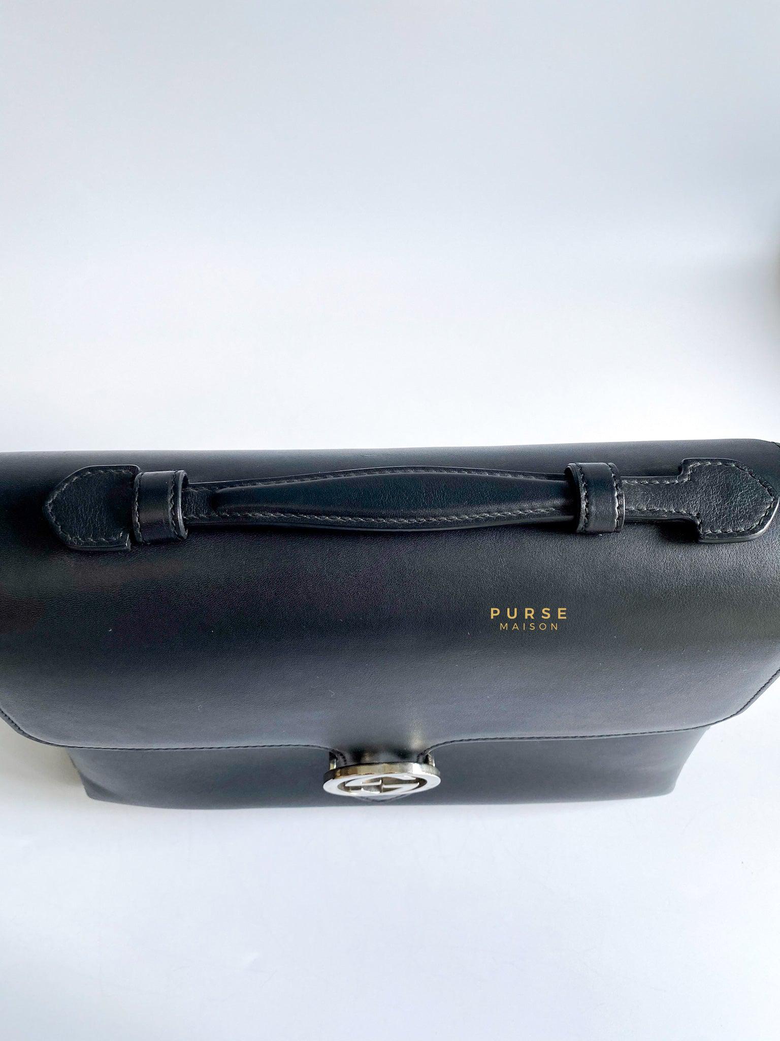 Gucci Black Interlocking Leather Bag