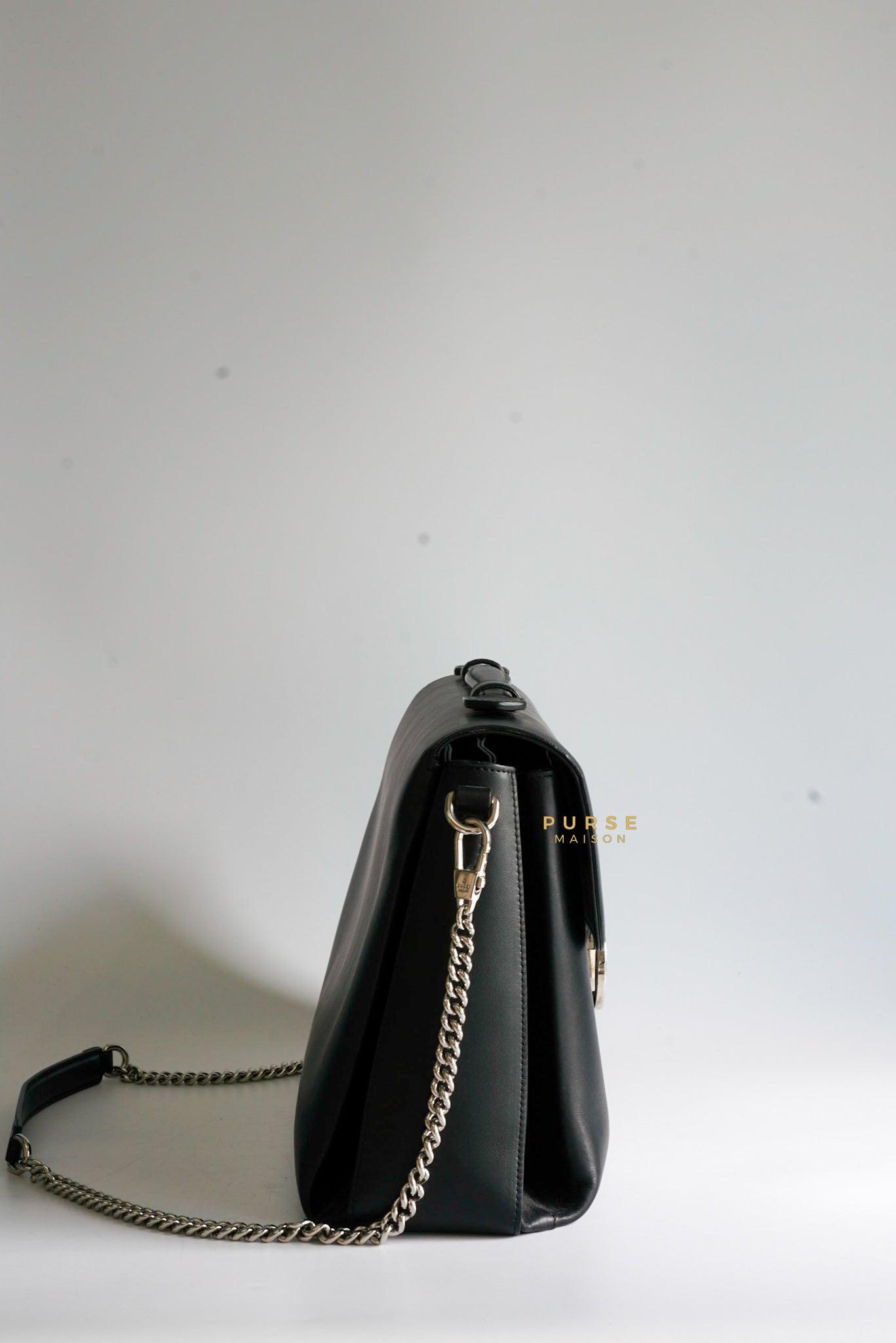 Gucci Black Interlocking Leather Bag