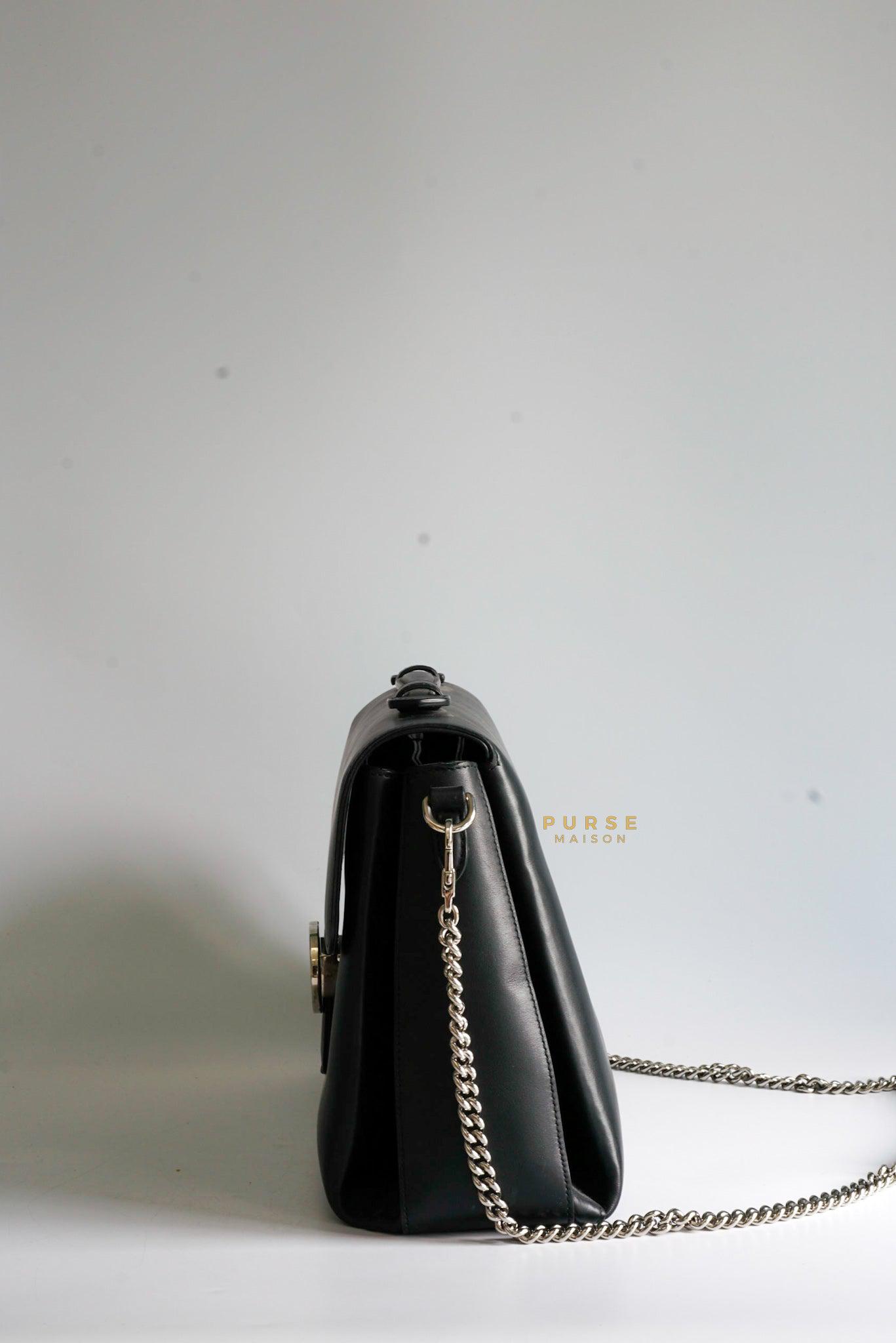 Gucci Black Interlocking Leather Bag