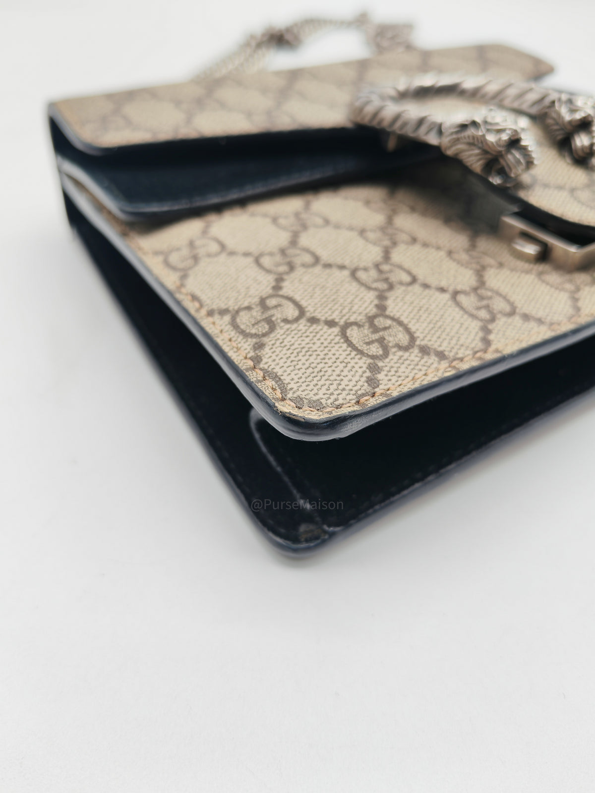 Gucci Dionysus Mini Shoulder Bag in Monogram GG Supreme Canvas | Purse Maison Luxury Bags Shop
