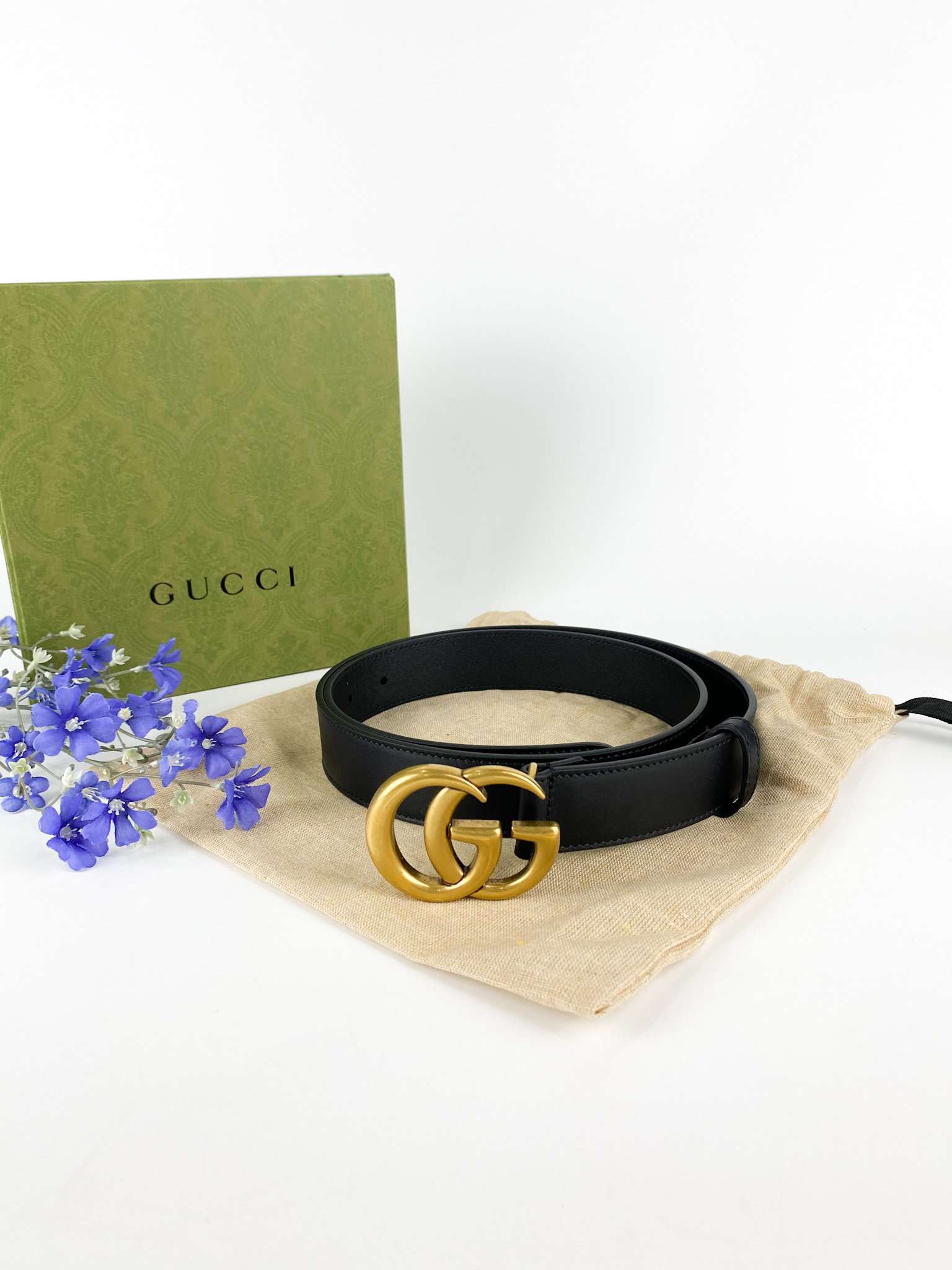 Gucci Leather belt shops 90cm