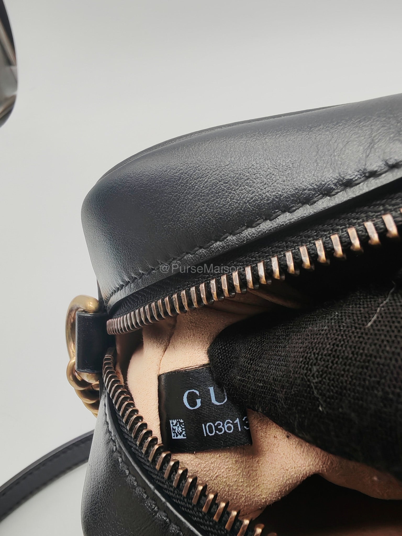 Gucci GG Marmont Camera Bag in Matelasse Leather Crossbody Bag | Purse Maison Luxury Bags Shop