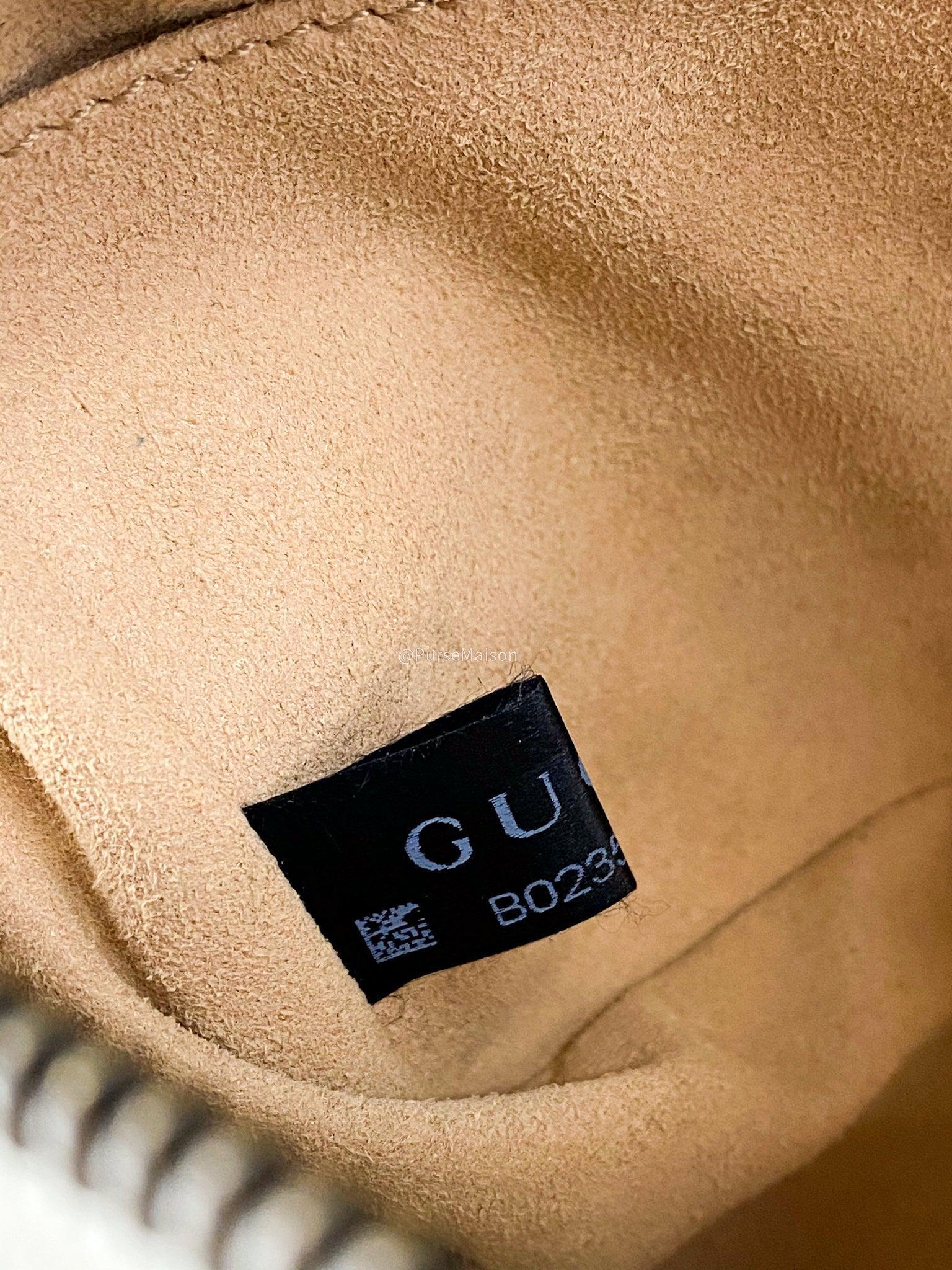 Gucci GG Marmont Matelasse Mini White Camera Bag