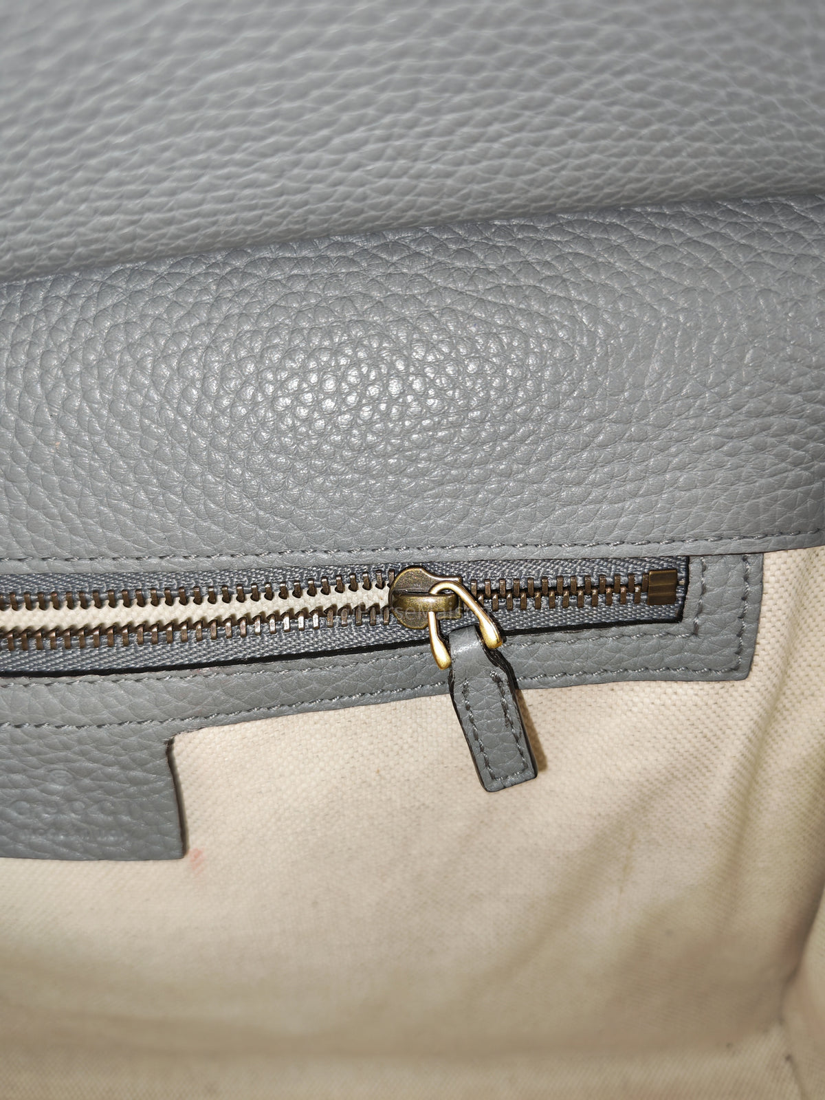 Gucci GG Marmont Top Handle Bag in Gray Cellarius Calfskin Leather and Gold Hardware | Purse Maison Luxury Bags Shop
