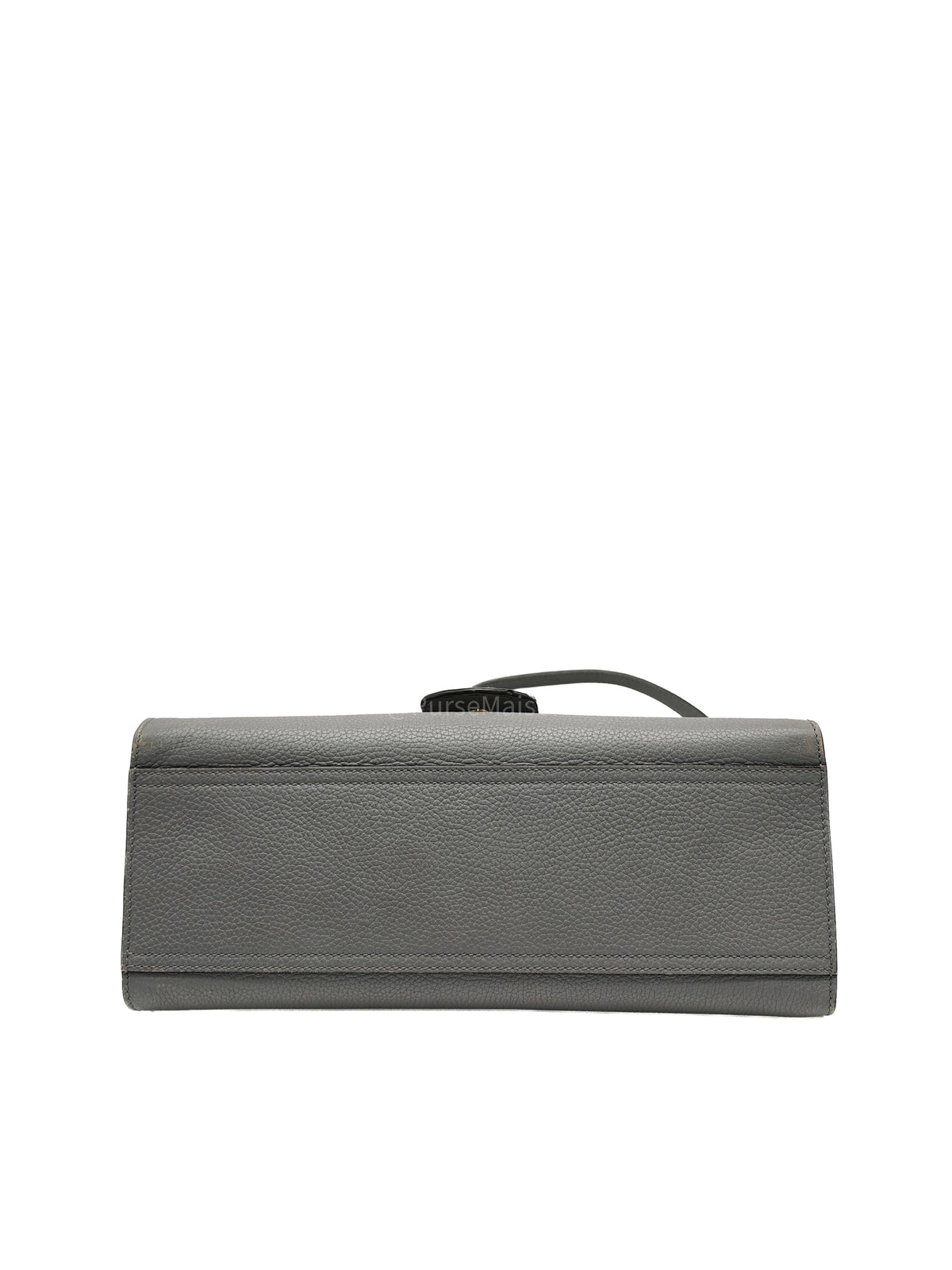 Gucci GG Marmont Top Handle Bag in Gray Cellarius Calfskin Leather and Gold Hardware | Purse Maison Luxury Bags Shop