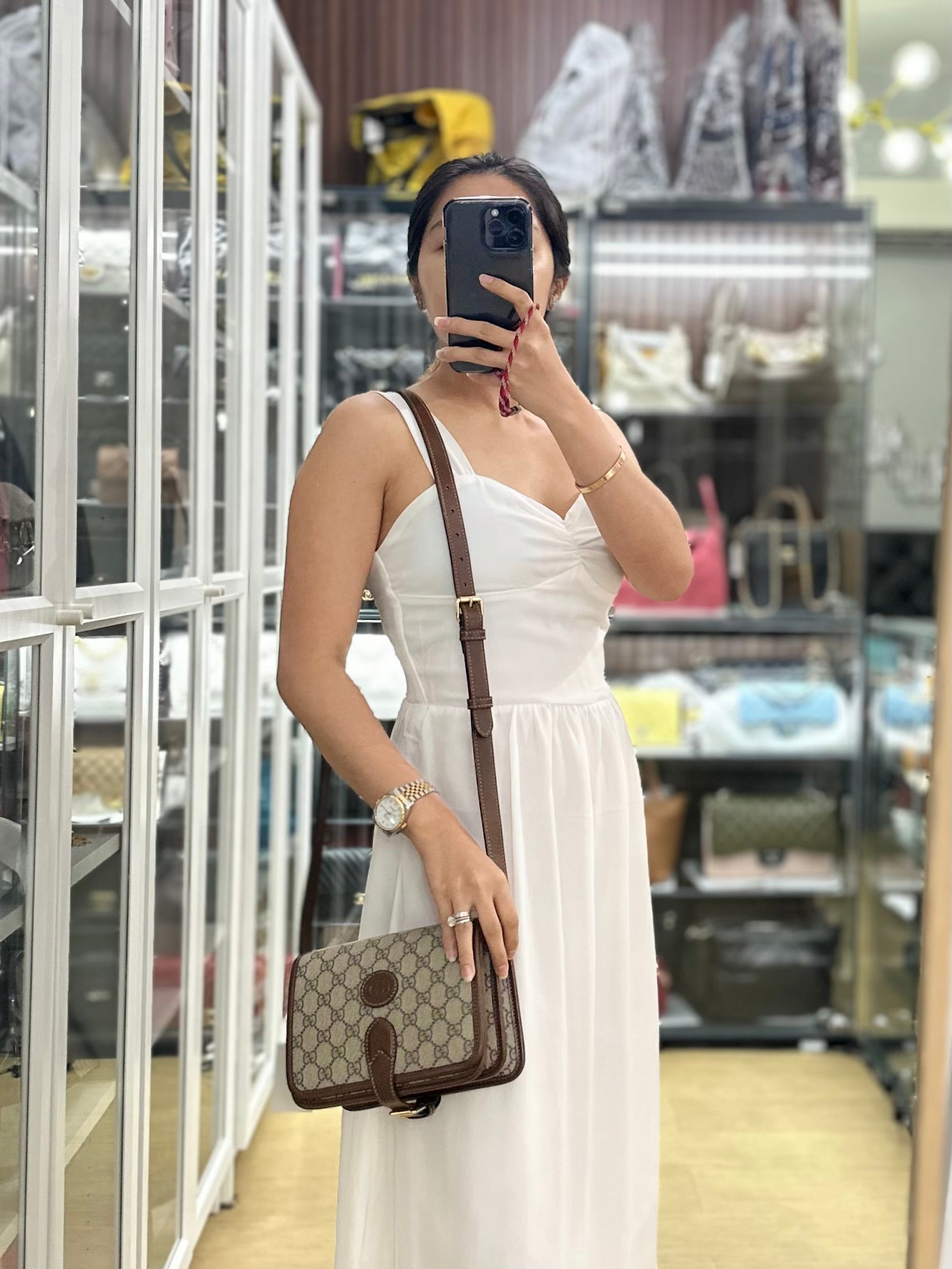 Gucci gg cheap supreme handbag