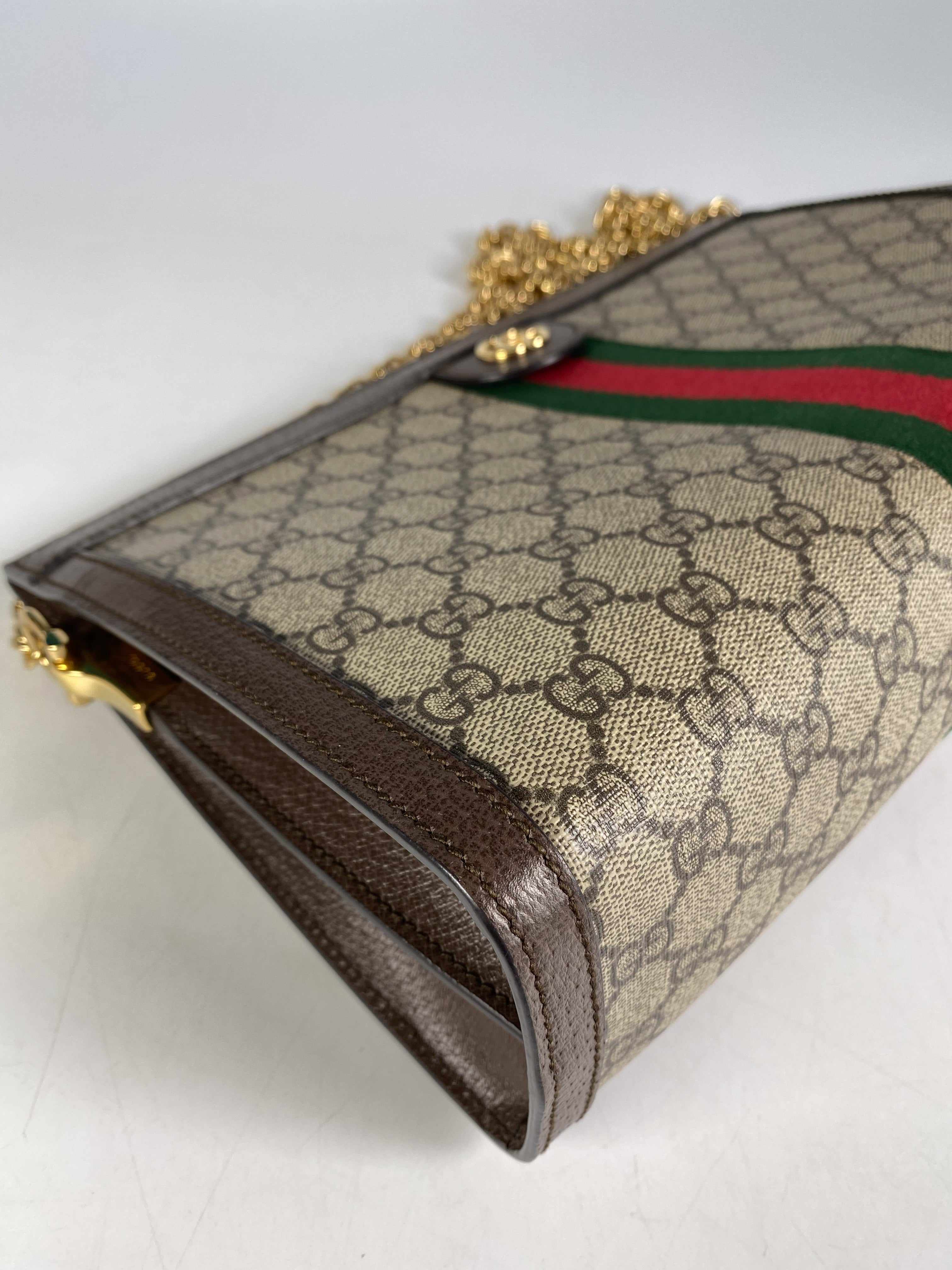 Gucci GG Supreme Monogram Web Ophidia Chain Shoulder Bag | Purse Maison Luxury Bags Shop