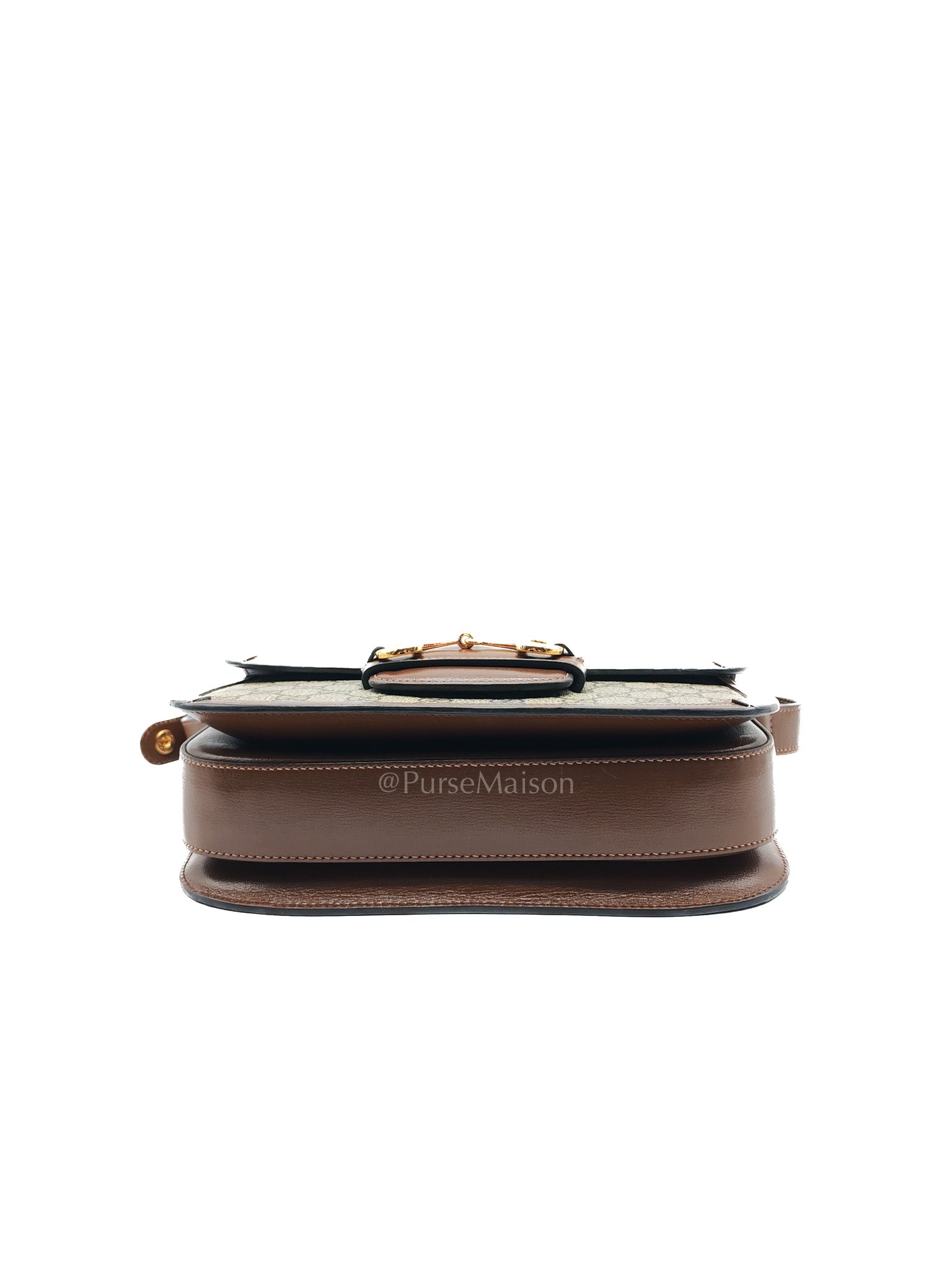 Gucci Horsebit 1955 Medium in Brown Supreme Canvas Shoulder Bag | Purse Maison Luxury Bags Shop