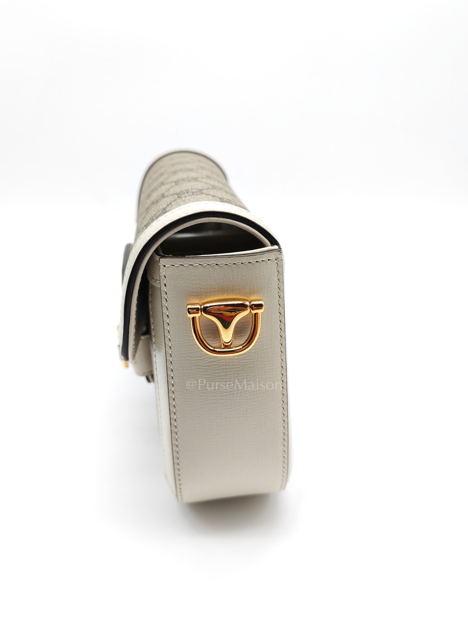 Horsebit 1955 Mini Shoulder Bag in GG Supreme Canvas and Gold Hardware | Purse Maison Luxury Bags Shop