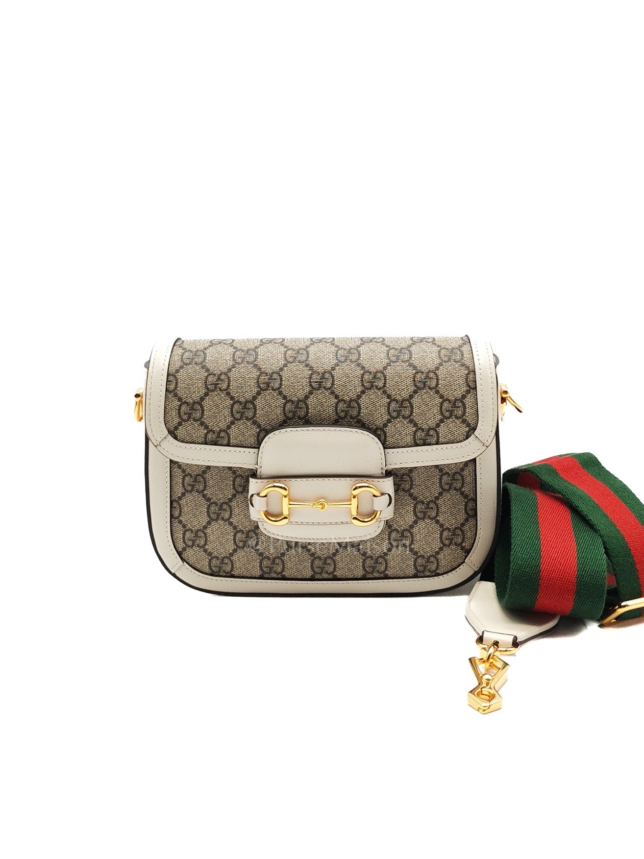 Horsebit 1955 Mini Shoulder Bag in GG Supreme Canvas and Gold Hardware | Purse Maison Luxury Bags Shop