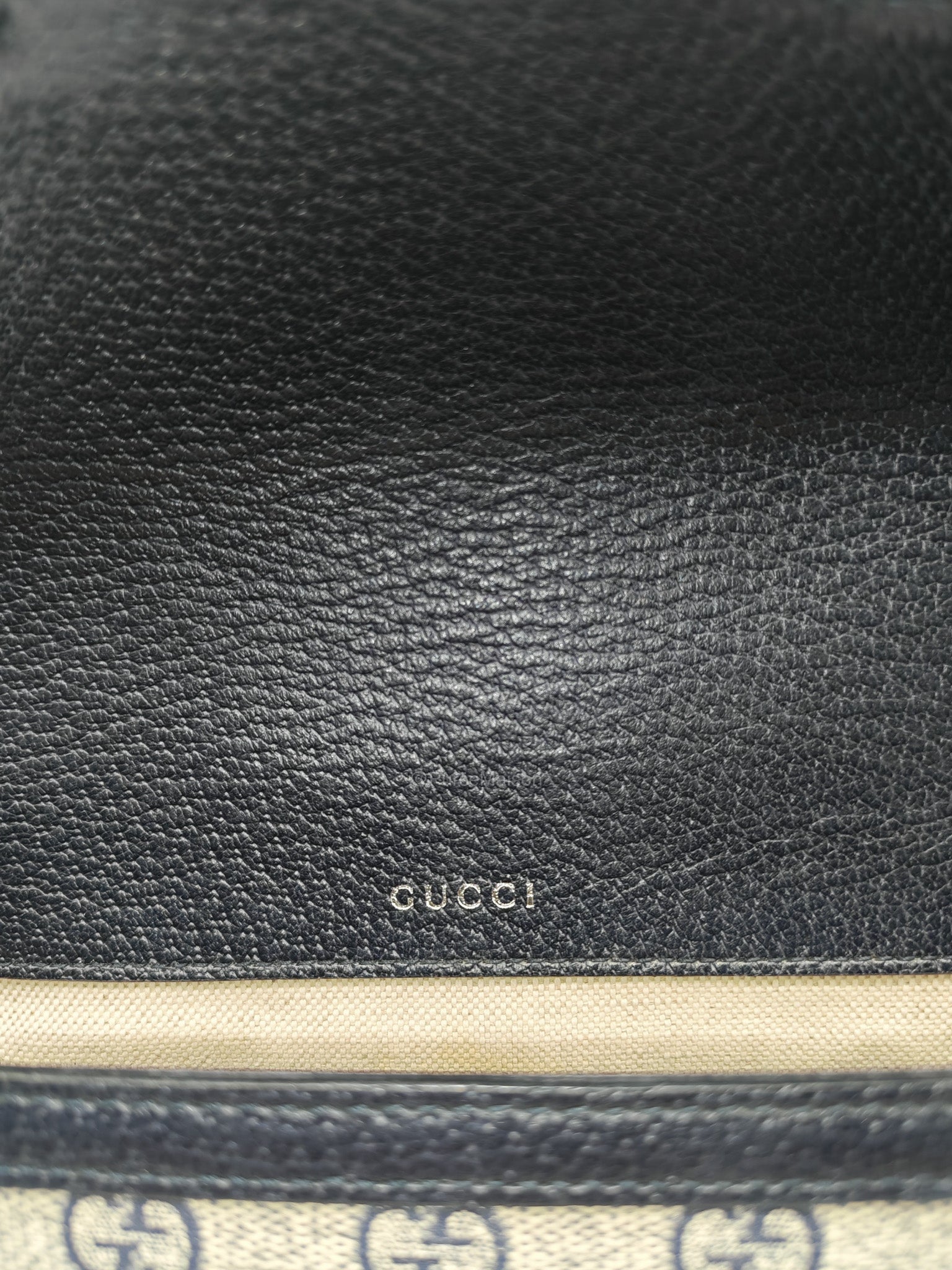 Gucci Horsebit Mini 1955 Canvas Navy Blue Crossbody Bag | Purse Maison Luxury Bags Shop