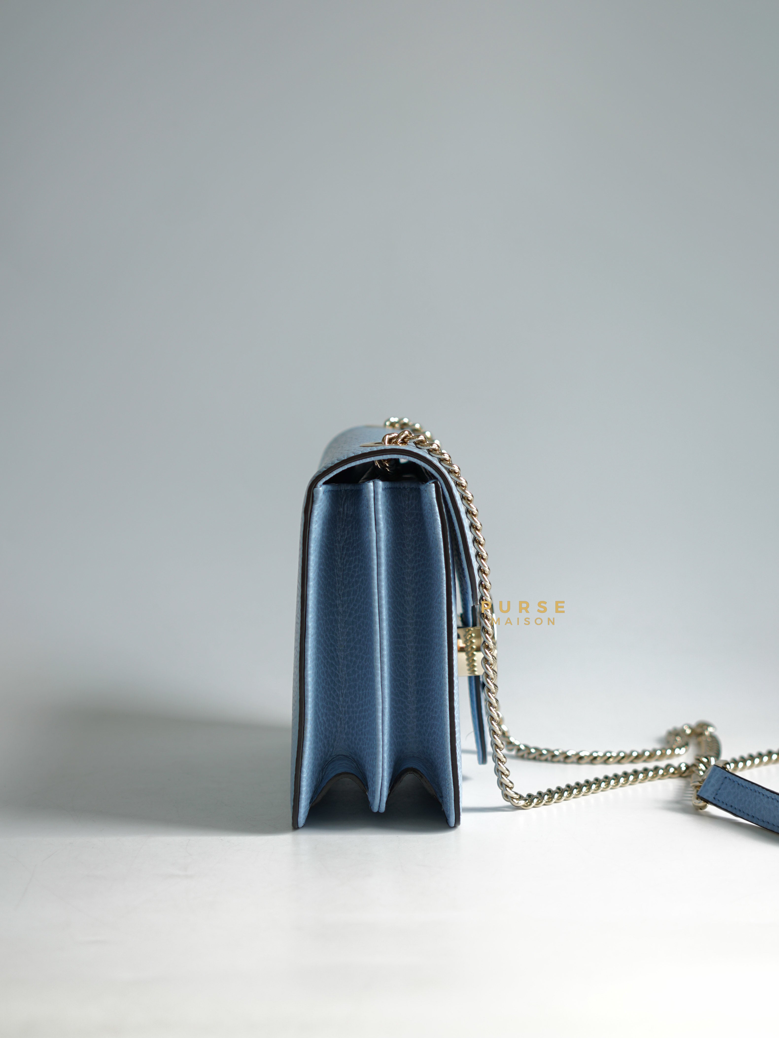 Gucci navy clearance blue purse