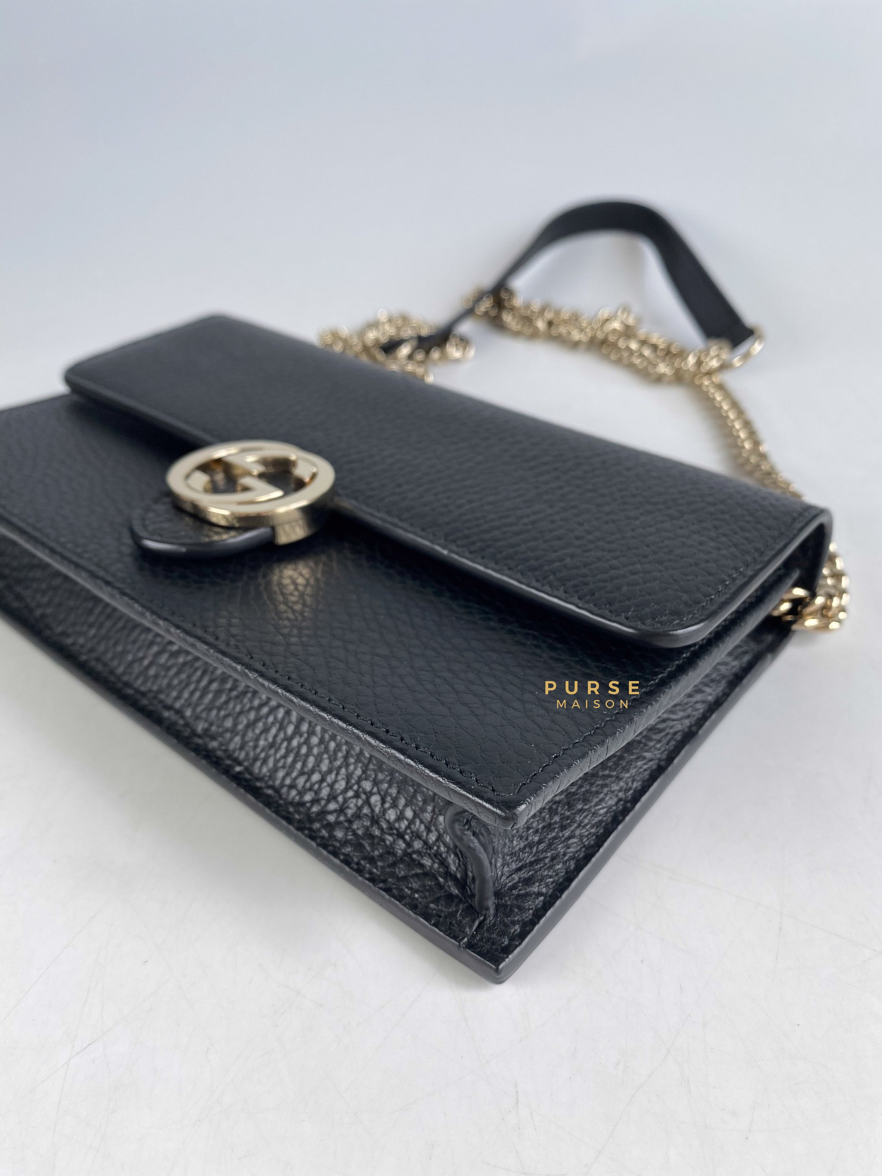 Gucci interlocking chain online wallet