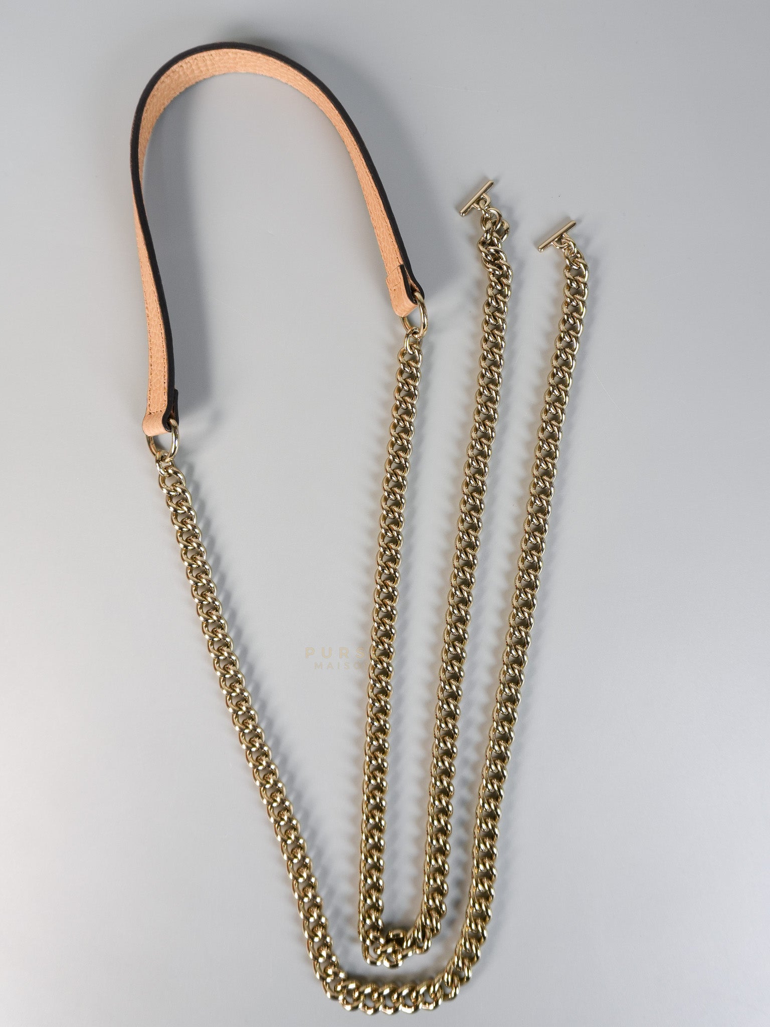 Gucci Interlocking Wallet on Chain WOC in Beige | Purse Maison Luxury Bags Shop