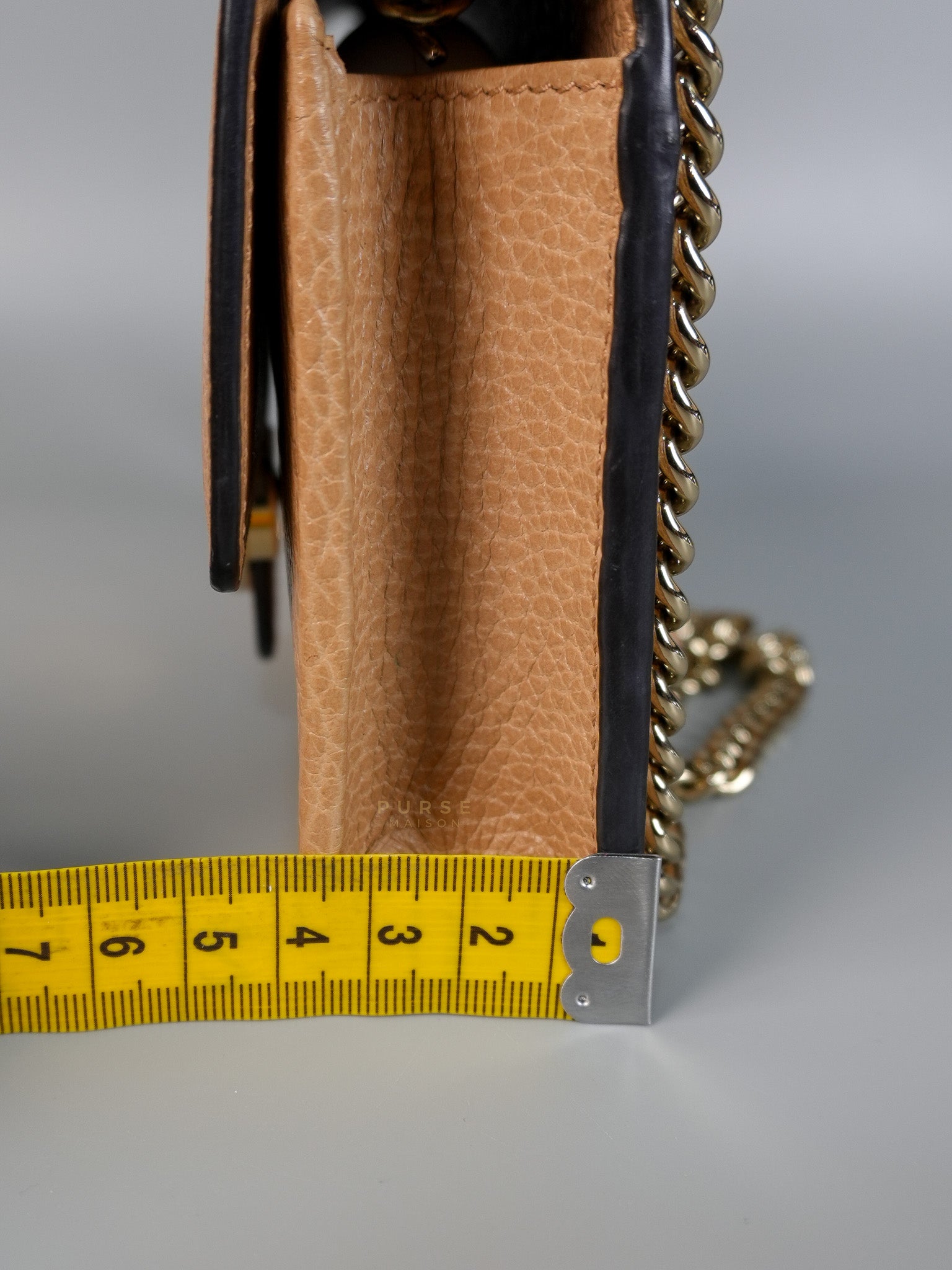 Gucci Interlocking Wallet on Chain WOC in Beige | Purse Maison Luxury Bags Shop