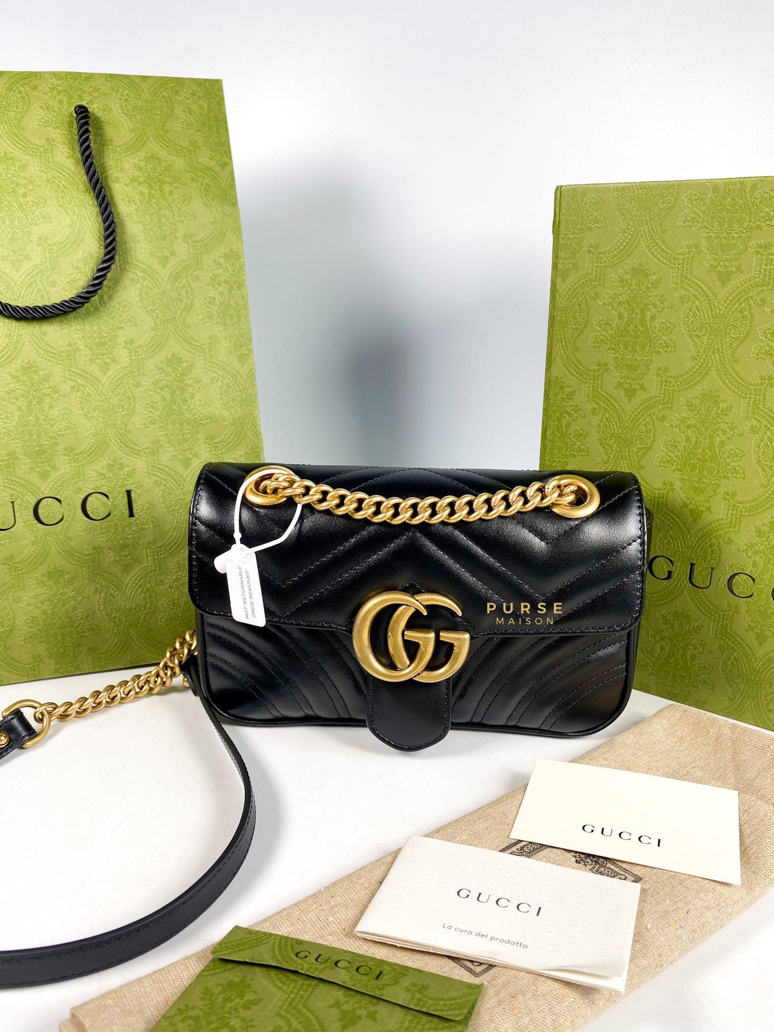 Gucci marmont cheap flap mini