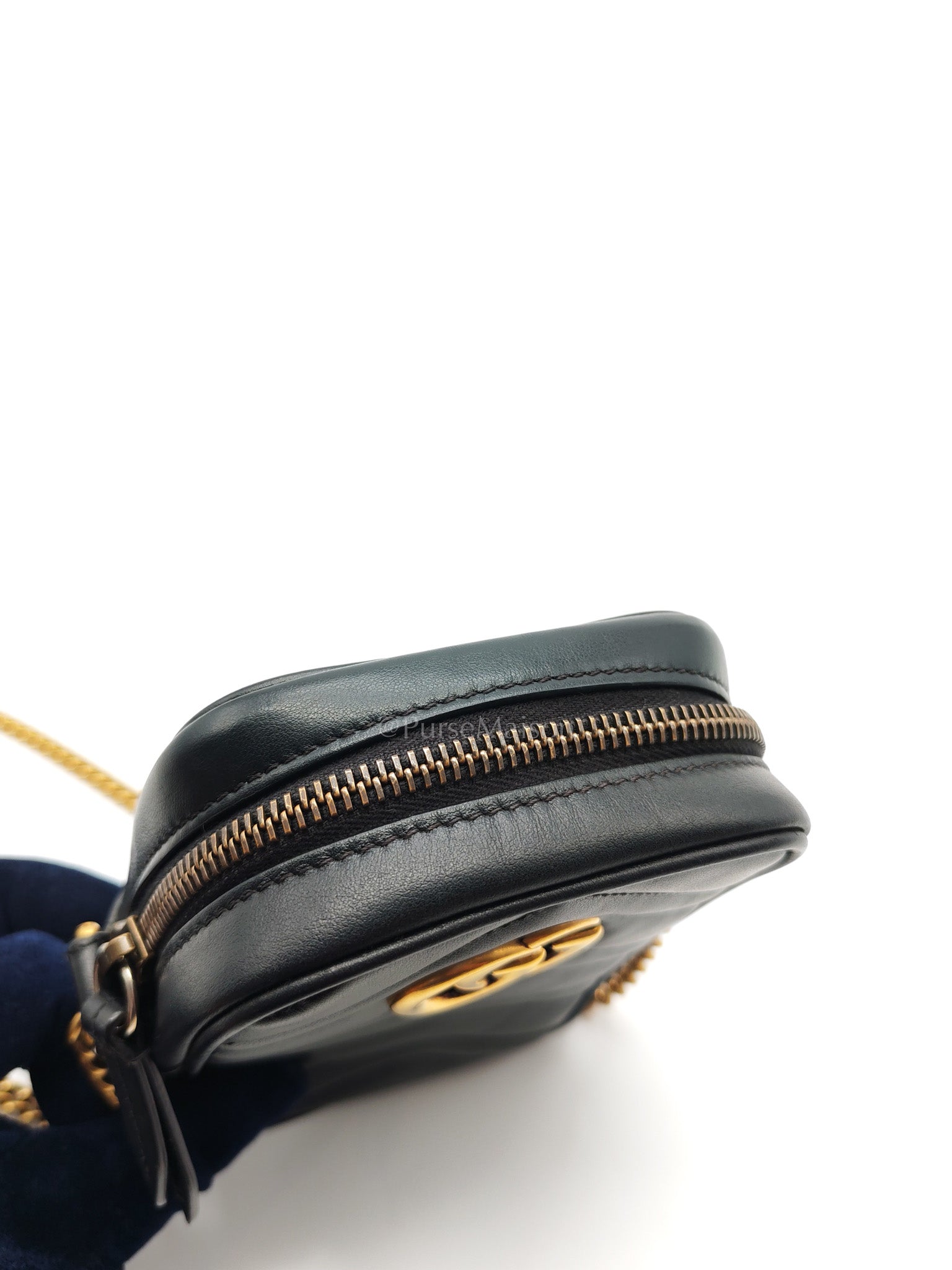 Gucci Marmont Vertical Phone Pouch Matelasse Leather Crossbody Bag | Purse Maison Luxury Bags Shop