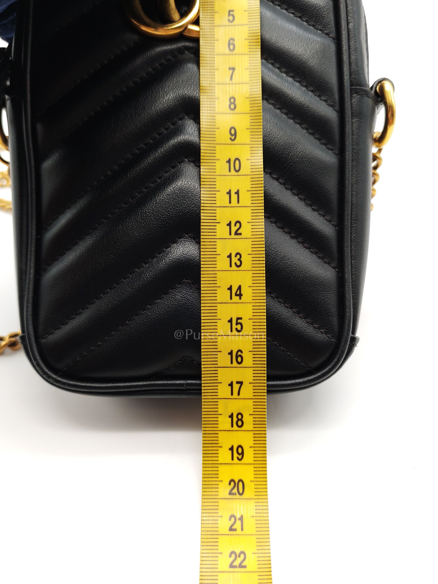 Gucci Marmont Vertical Phone Pouch Matelasse Leather Crossbody Bag | Purse Maison Luxury Bags Shop
