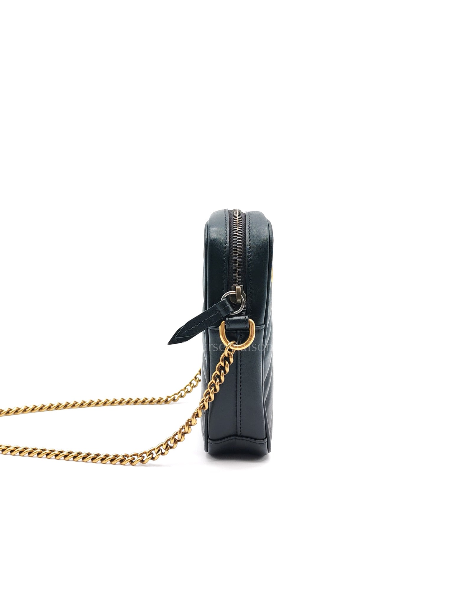 Gucci Marmont Vertical Phone Pouch Matelasse Leather Crossbody Bag | Purse Maison Luxury Bags Shop