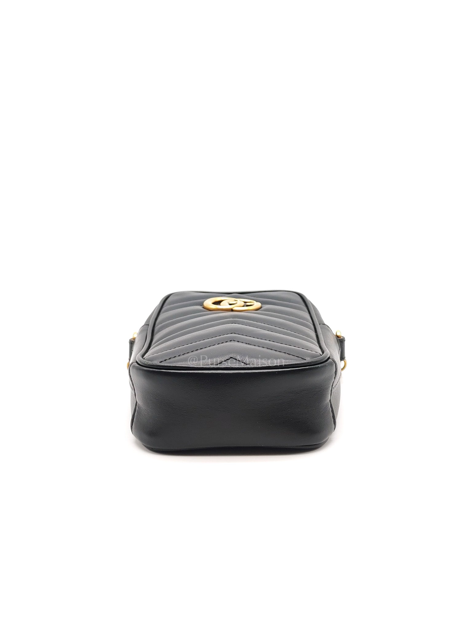 Gucci Marmont Vertical Phone Pouch Matelasse Leather Crossbody Bag | Purse Maison Luxury Bags Shop