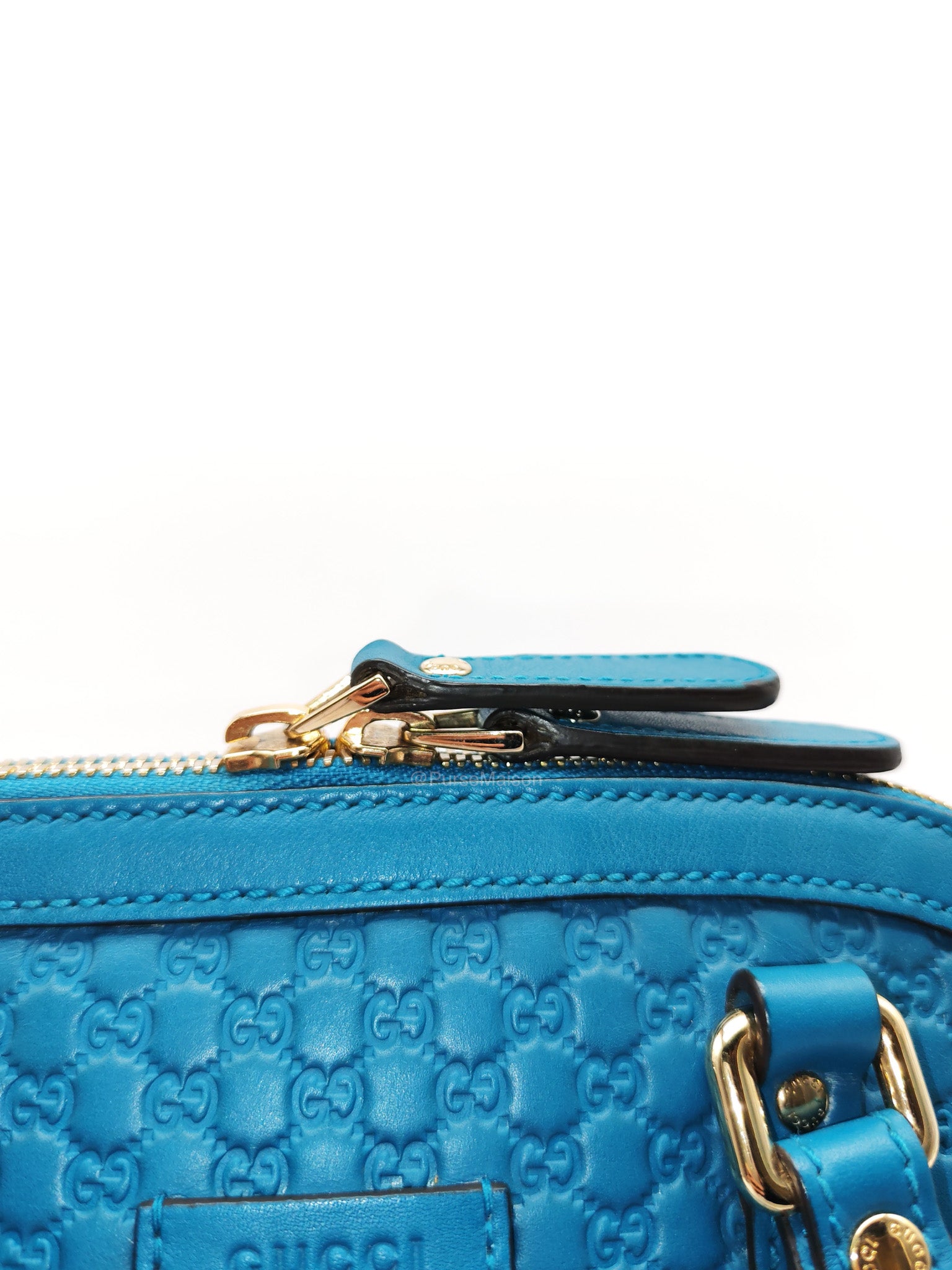 Gucci Mini Dome in Teal Microguccissima Leather Shoulder Bag | Purse Maison Luxury Bags Shop