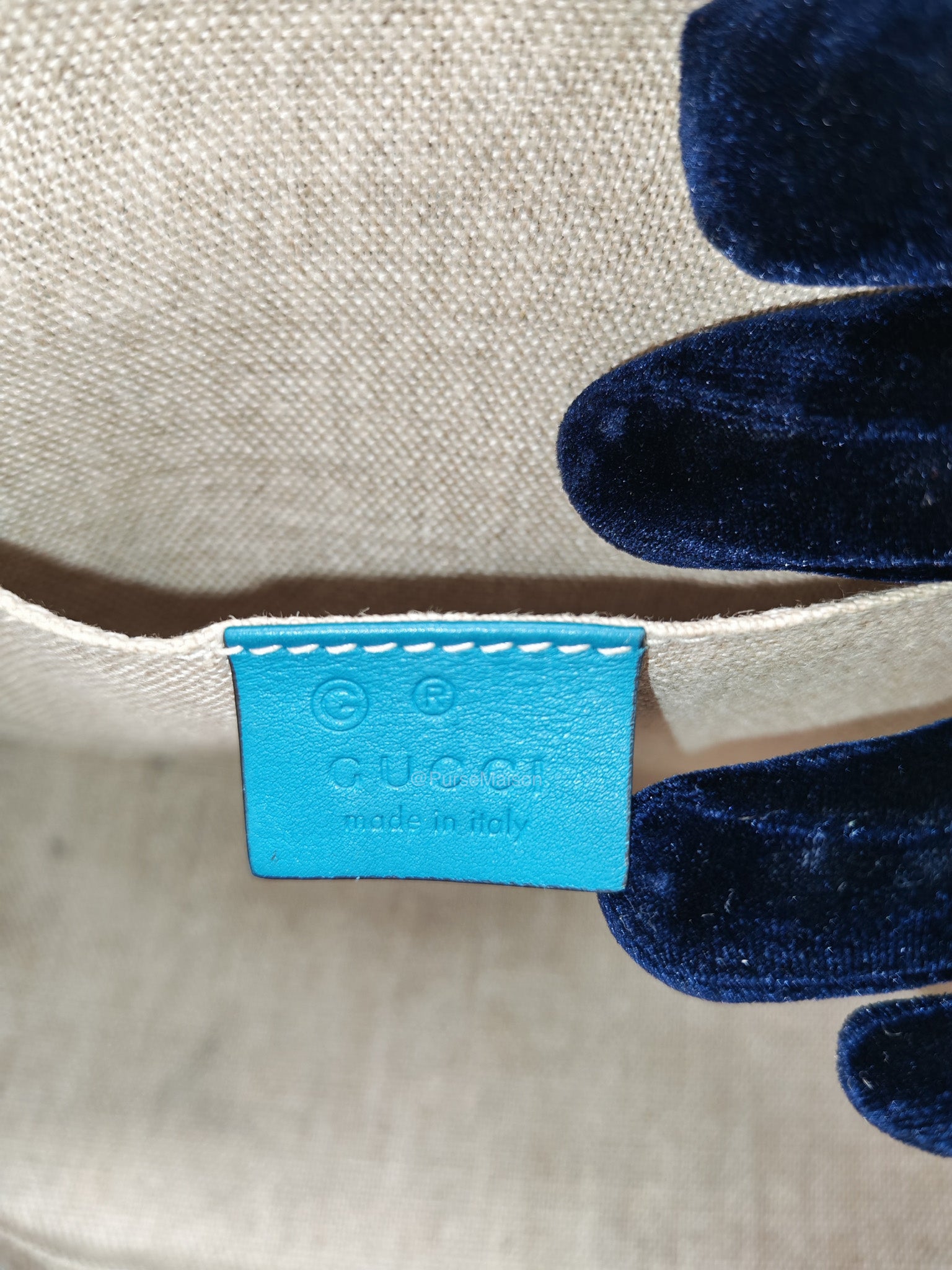Gucci Mini Dome in Teal Microguccissima Leather Shoulder Bag | Purse Maison Luxury Bags Shop