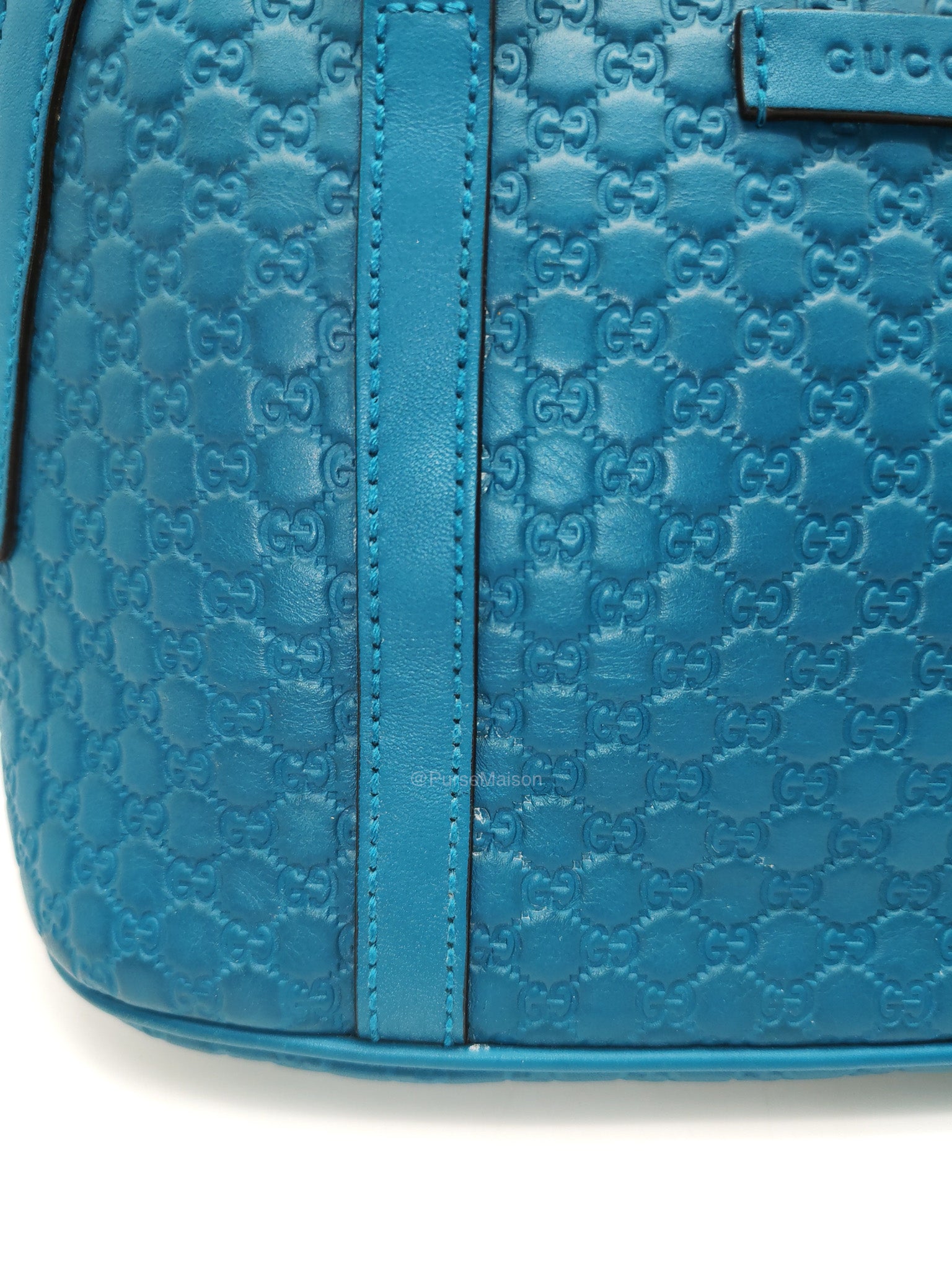 Gucci Mini Dome in Teal Microguccissima Leather Shoulder Bag | Purse Maison Luxury Bags Shop