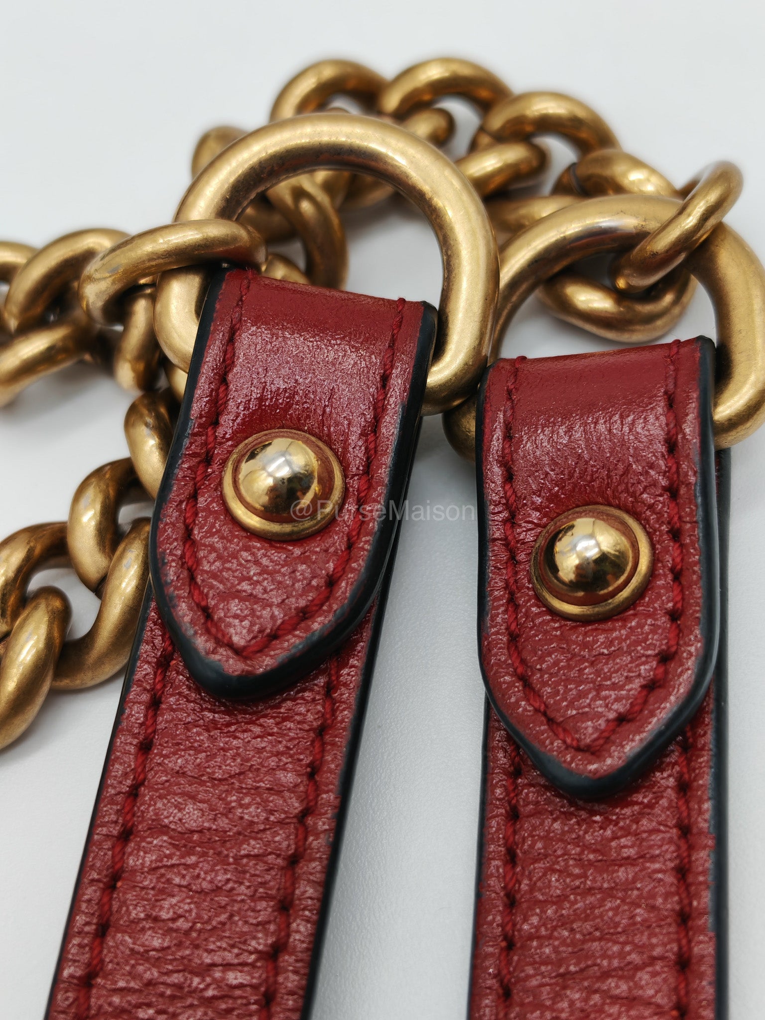 Gucci Mini Torchon Top Handle Shoulder Bag in Black GG Marmont Matelasse Calfskin Leather | Purse Maison Luxury Bags Shop