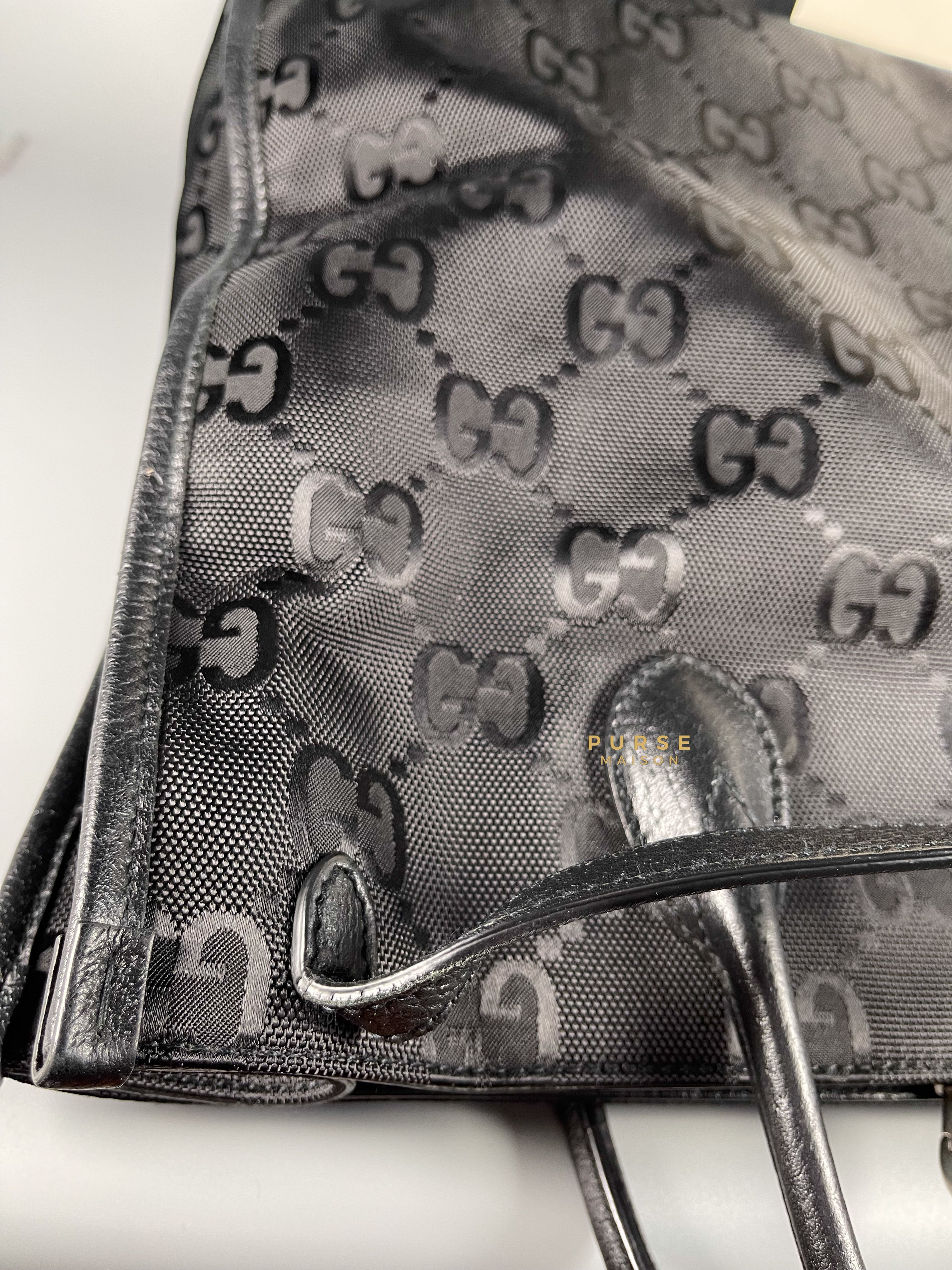 Gucci metallic tote online bag