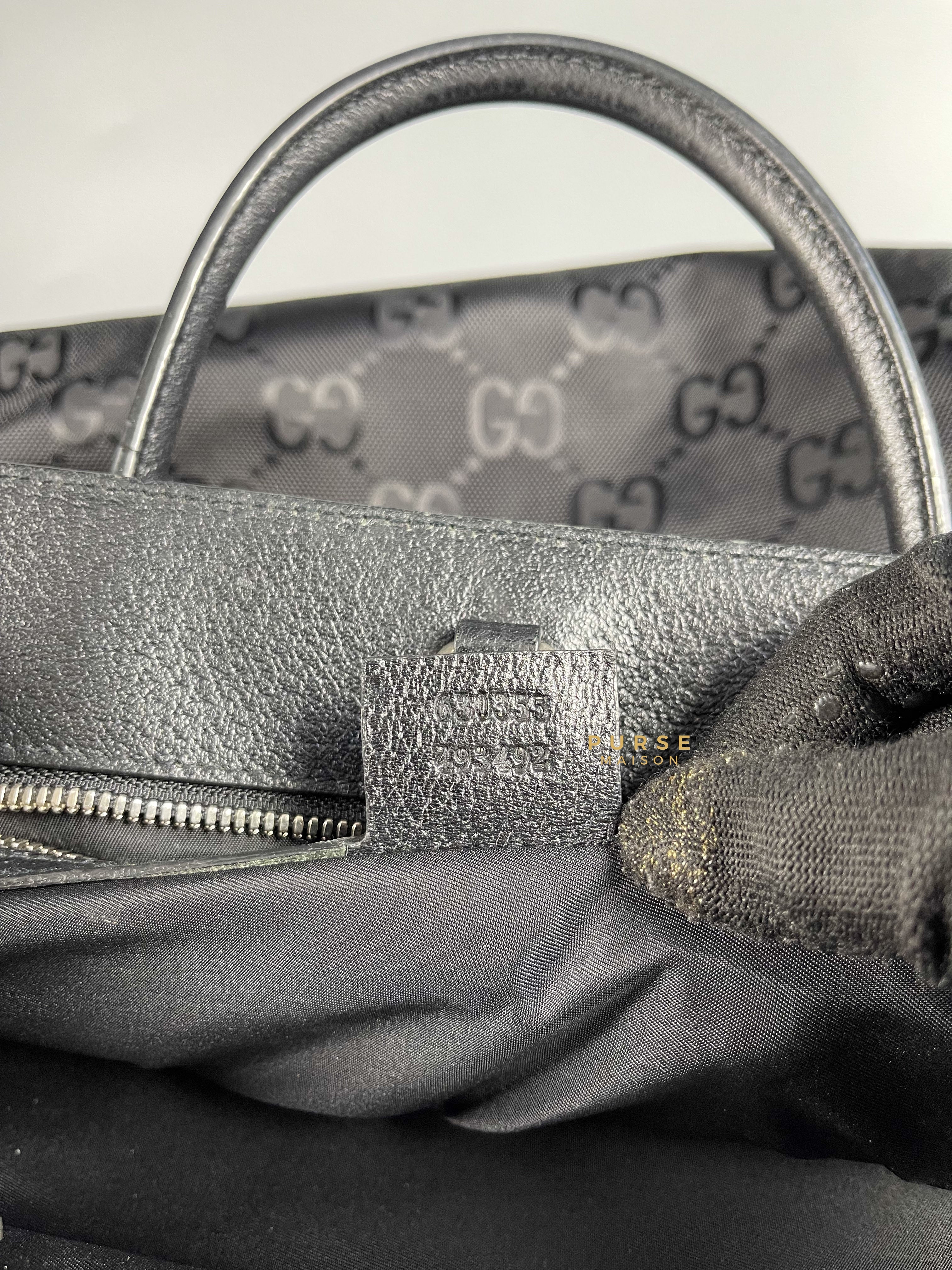 Gucci Off the Grid Black Long Tote Bag Purse Maison