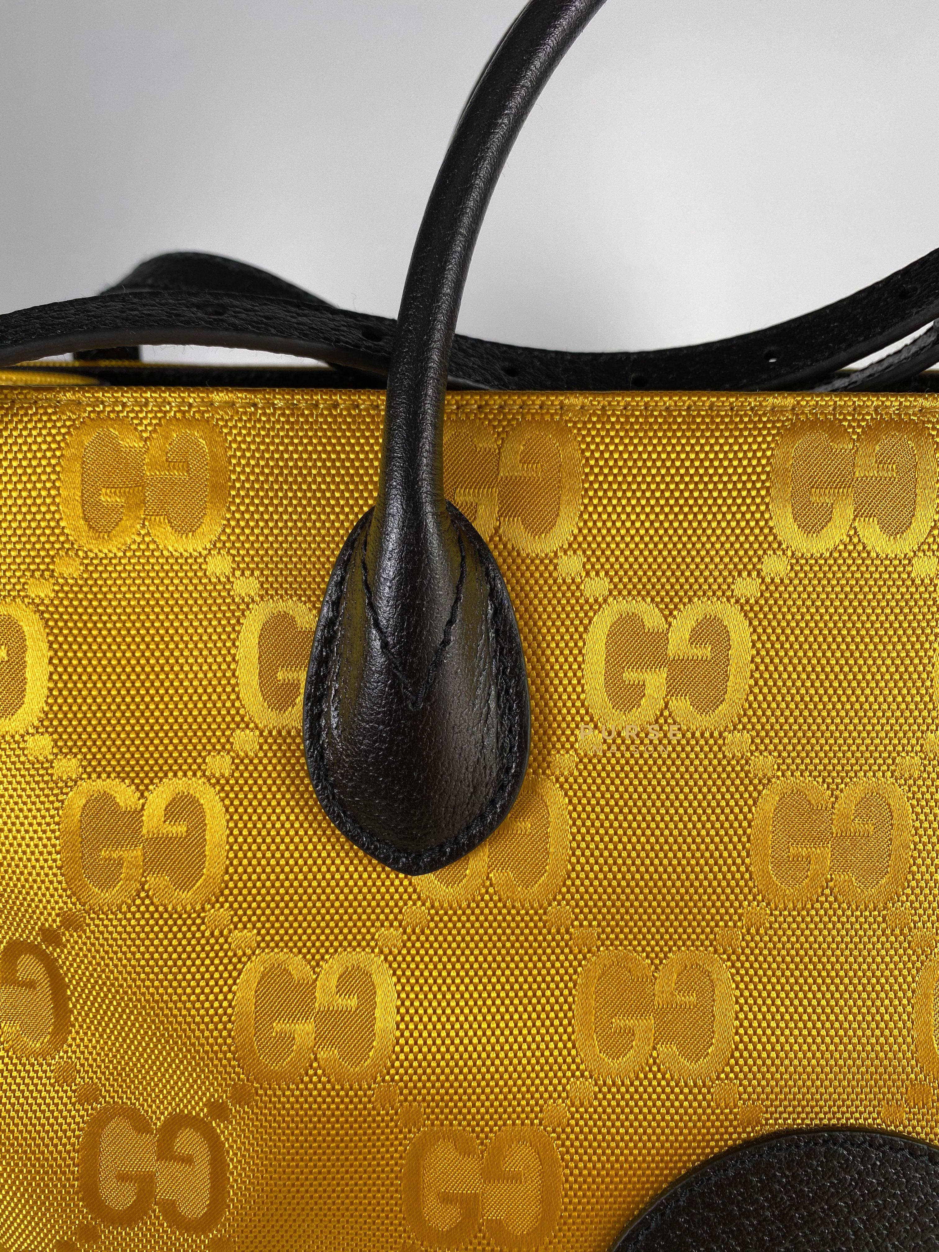 Gucci Off the Grid Yellow Long Tote Bag Purse Maison