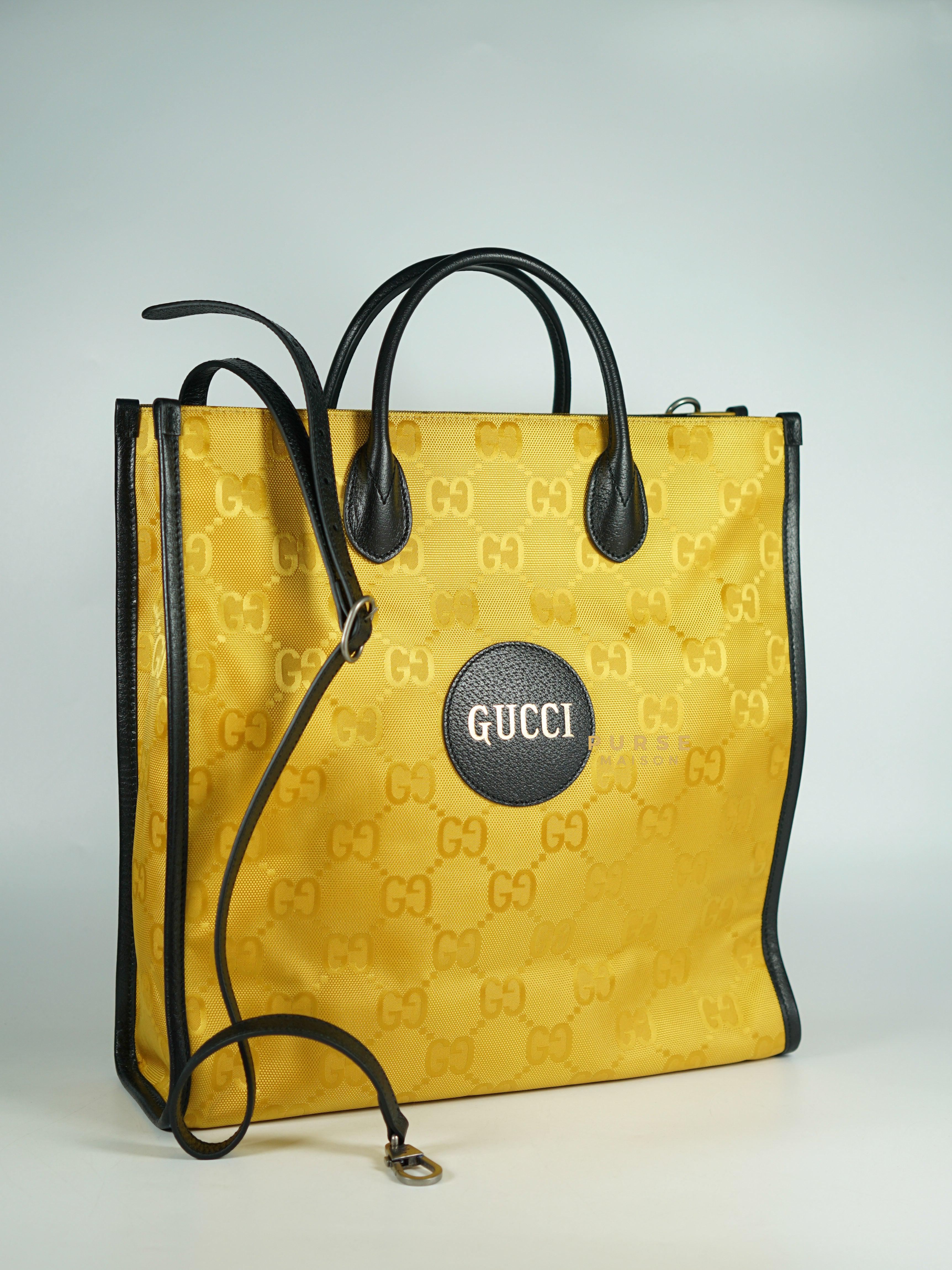 Gucci Off the Grid Yellow Long Tote Bag Purse Maison