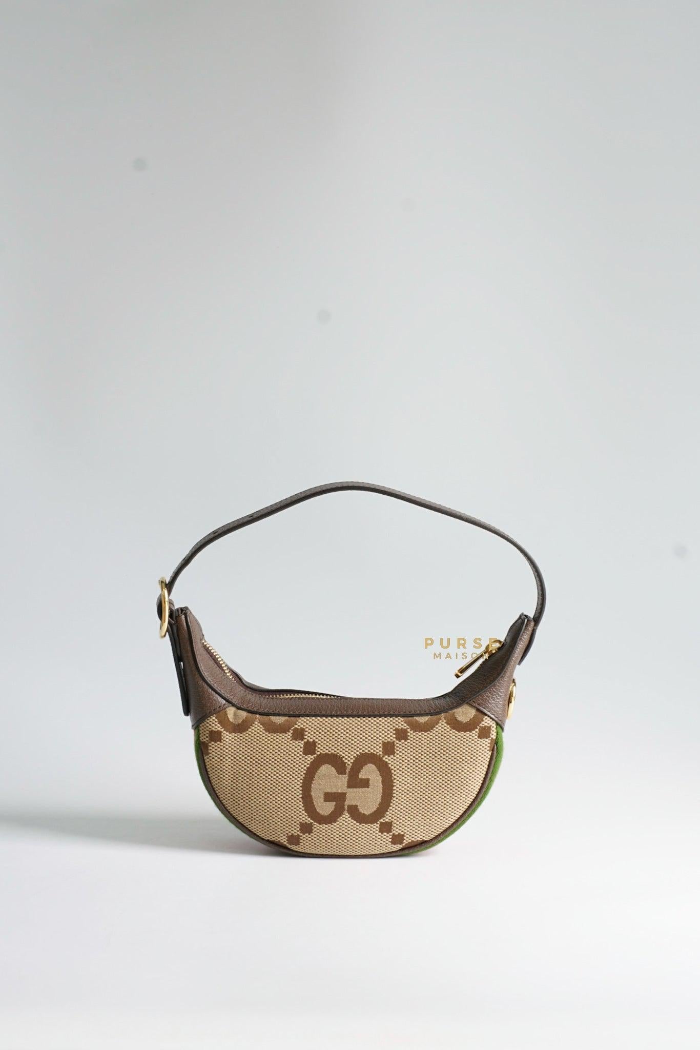 Gucci Ophidia Jumbo GG Mini Bag in Brown