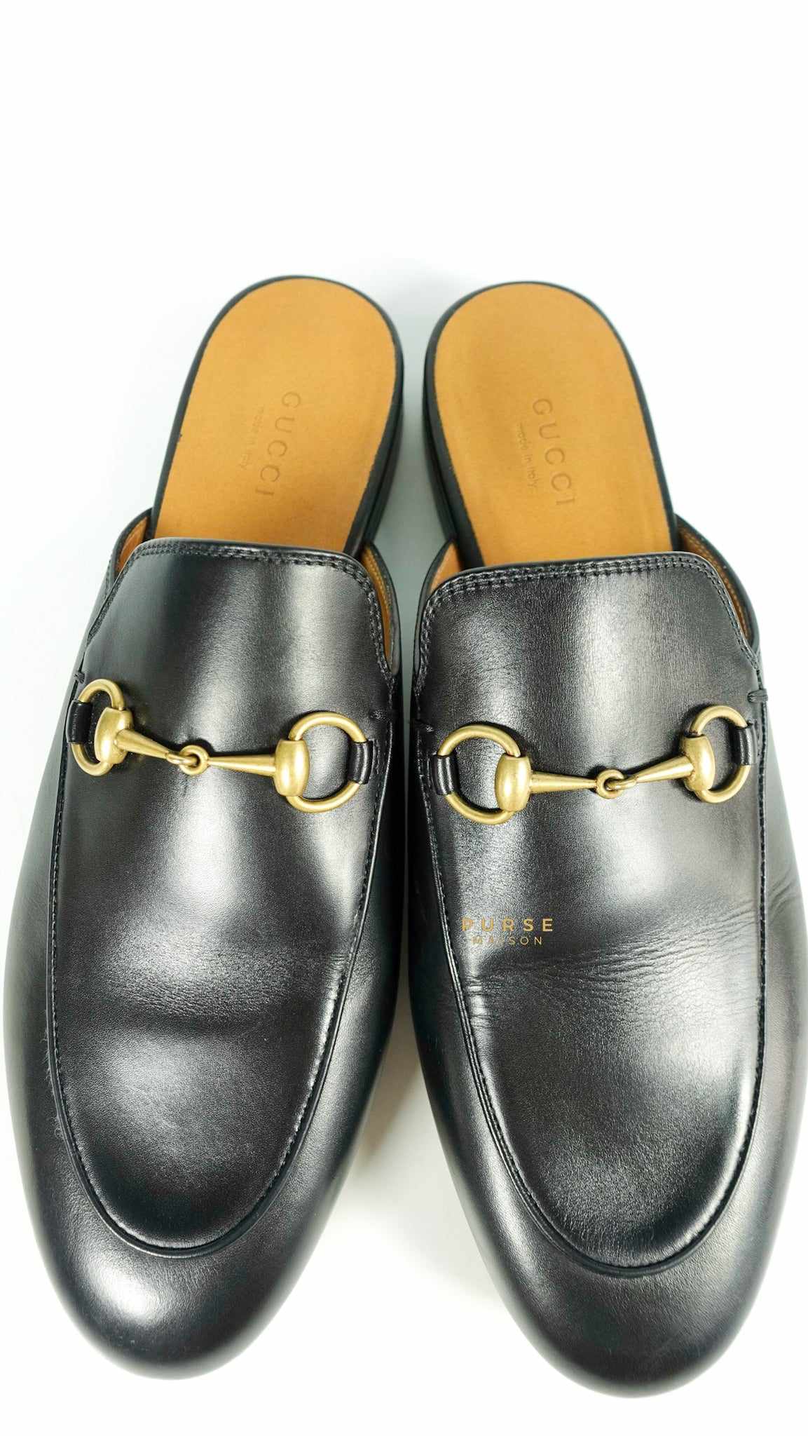 Gucci Princetown Horsebit Mules women Size 38.5 EU (26cm)