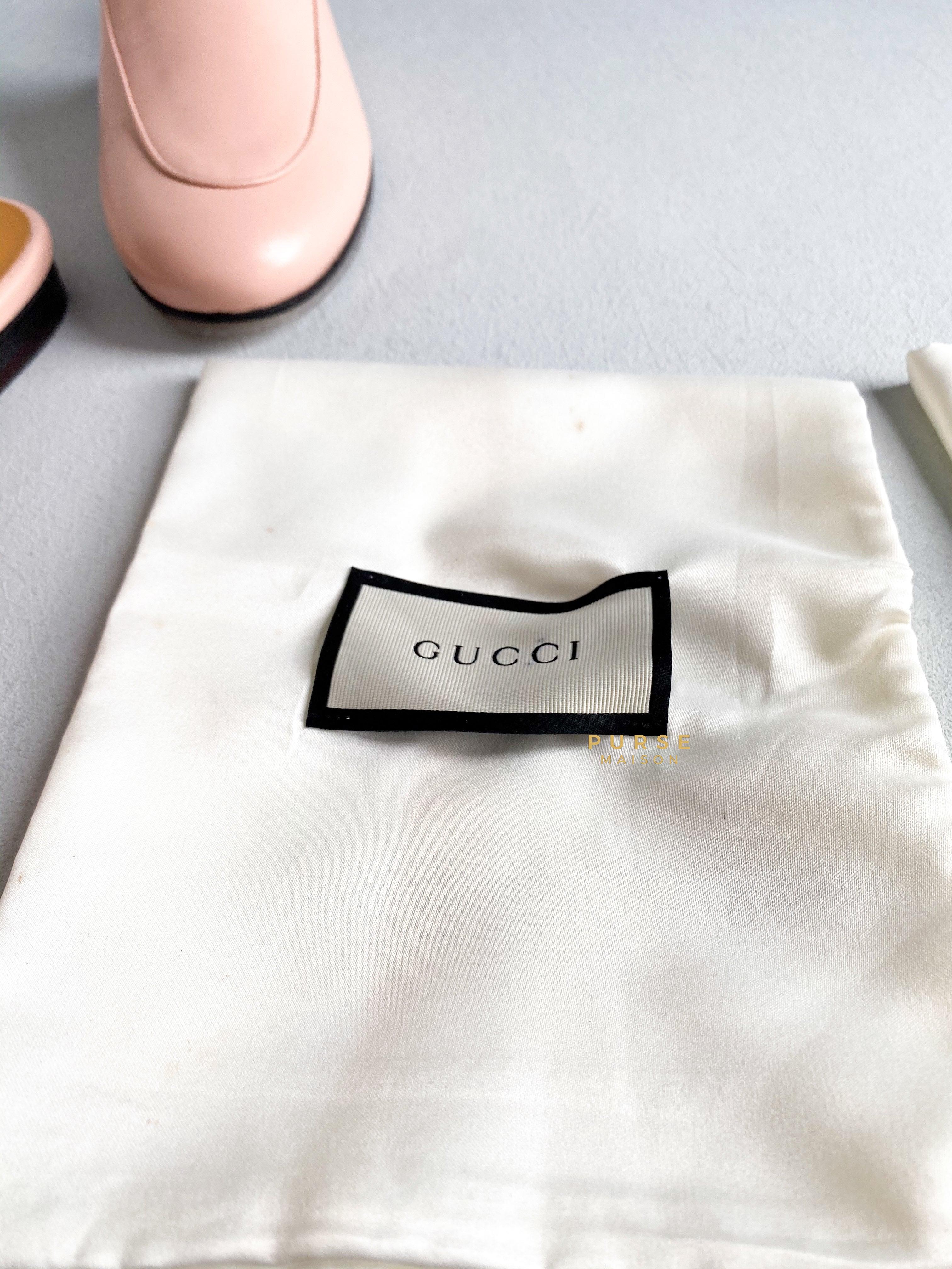 Gucci Princetown Horsebit Pink Mules Size 36 (24.5cm) | Purse Maison Luxury Bags Shop