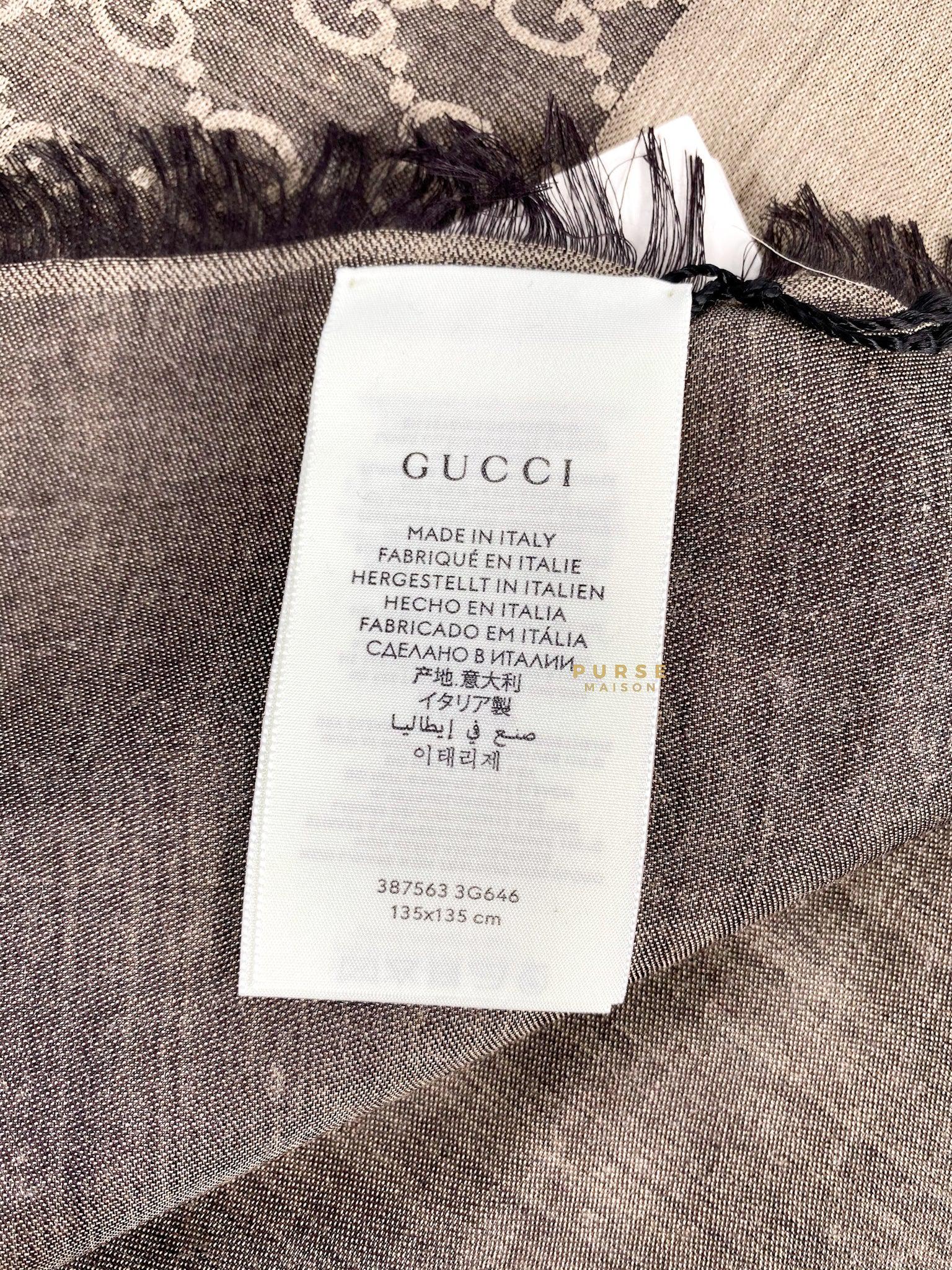 Gucci Scarf GG Light Grey (135 x 135 cm) (135 x 135 cm)
