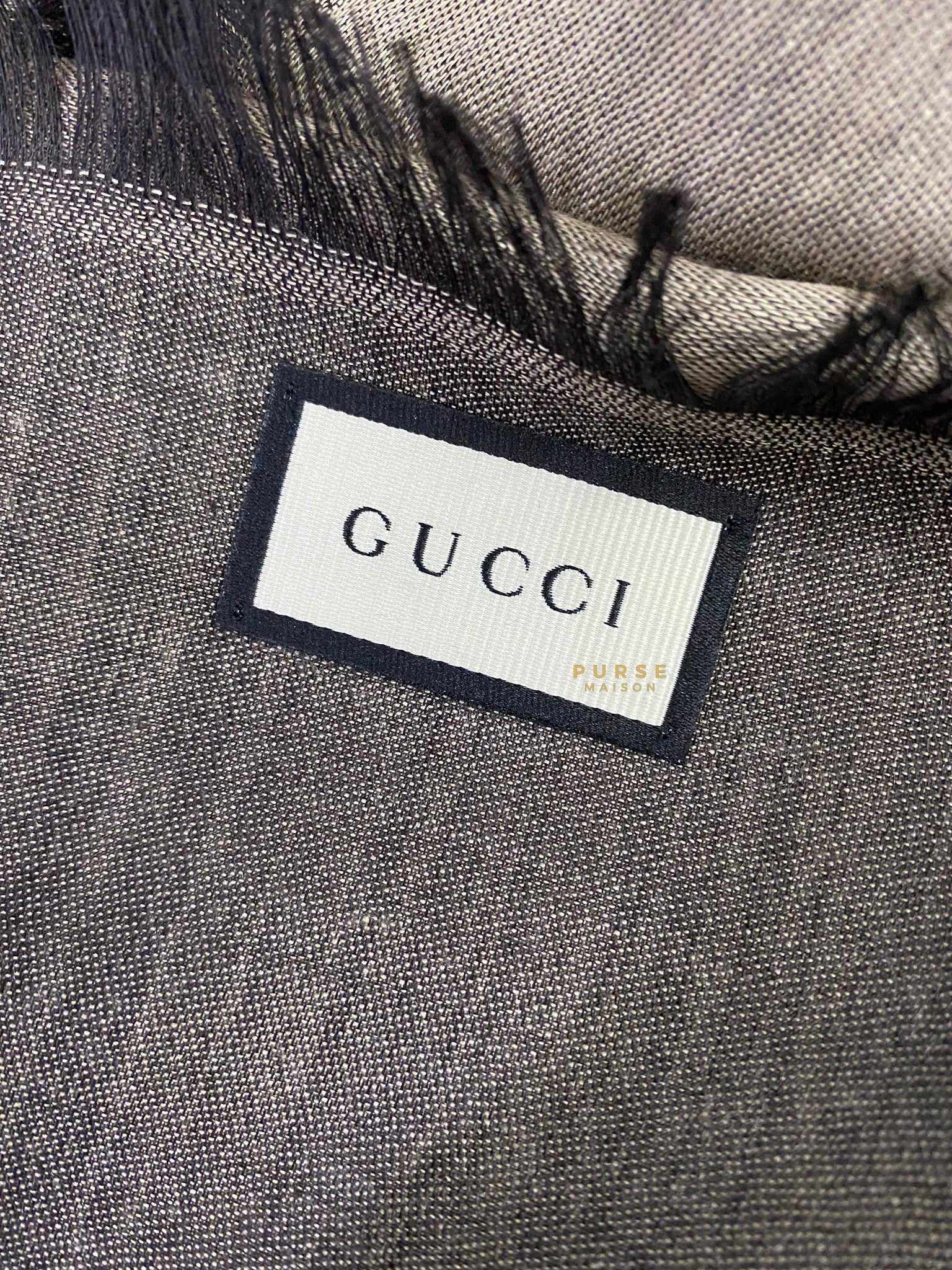 Gucci Scarf GG Light Grey (135 x 135 cm) (135 x 135 cm)