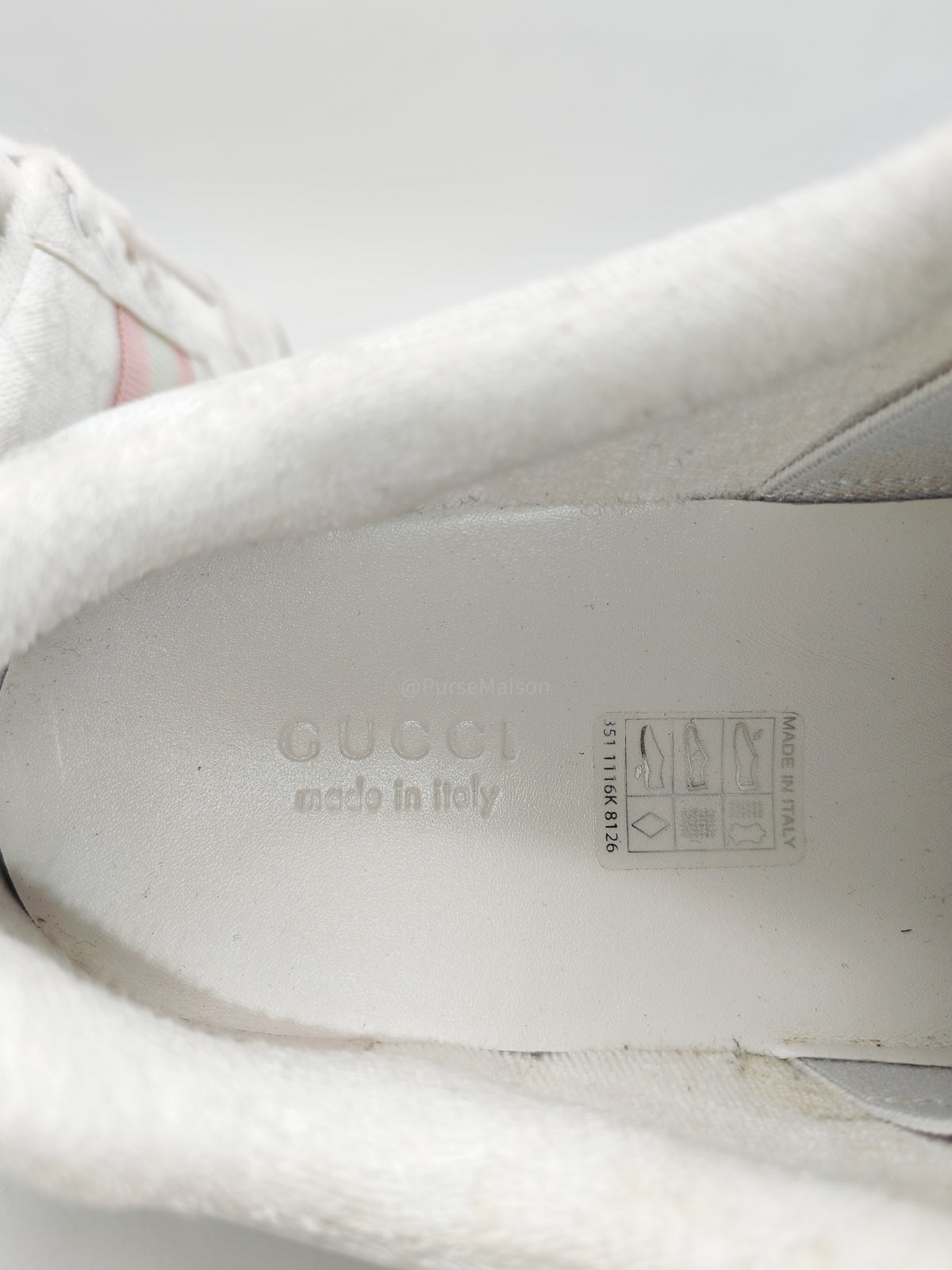 Gucci Screener Sneaker in GG Monogram Web Size 39.5 EU (27 cm) | Purse Maison Luxury Bags Shop