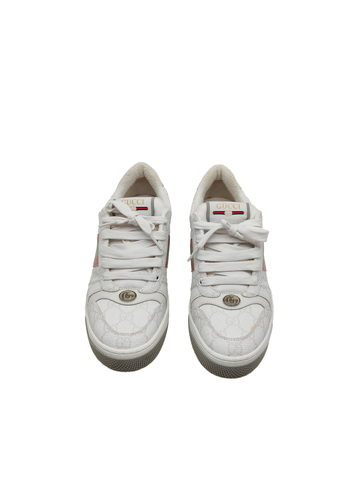 Gucci Screener Sneaker in GG Monogram Web Size 39.5 EU (27 cm) | Purse Maison Luxury Bags Shop
