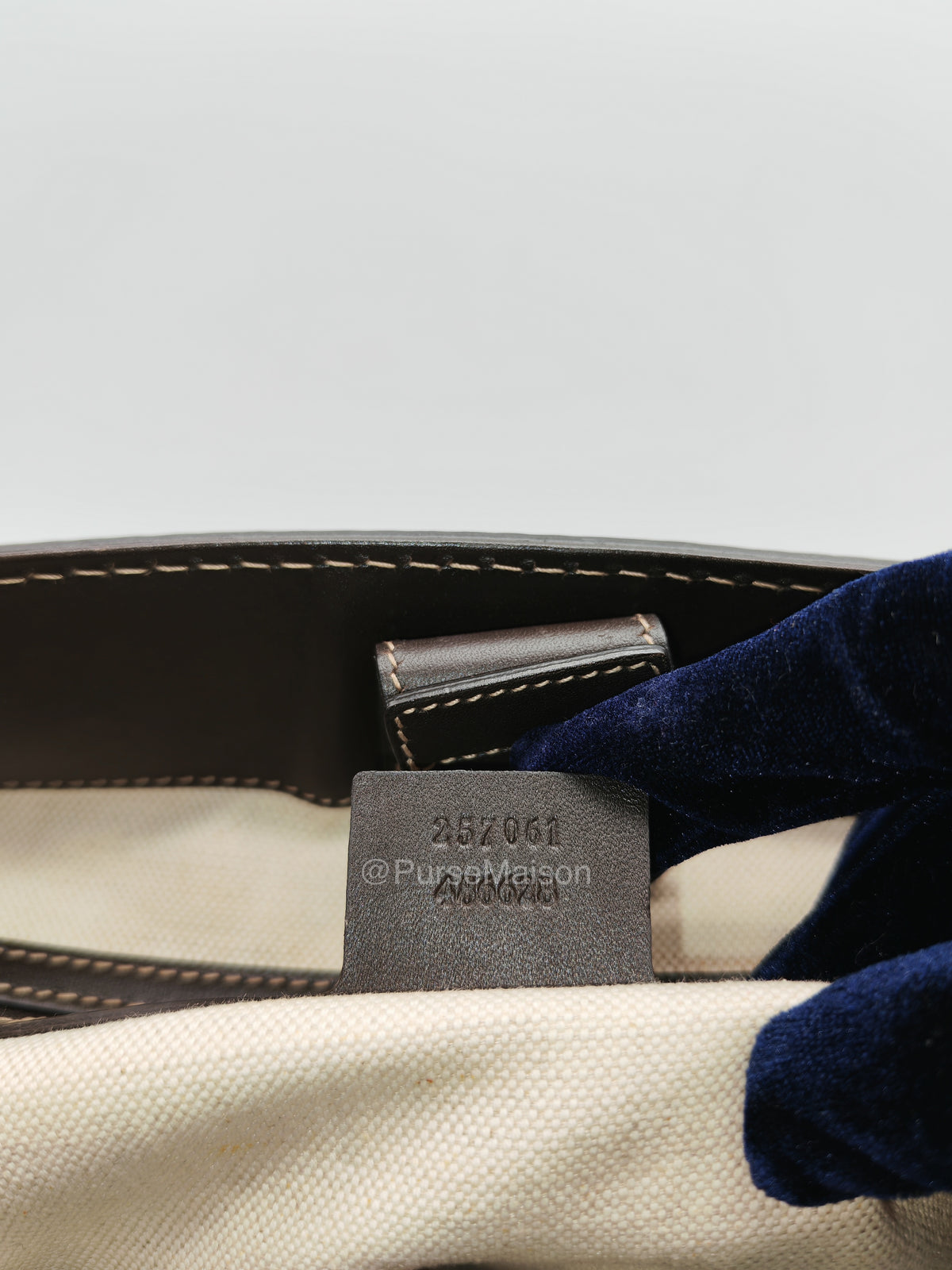 Gucci Web Mayfair Tote Bag in GG Canvas | Purse Maison Luxury Bags Shop